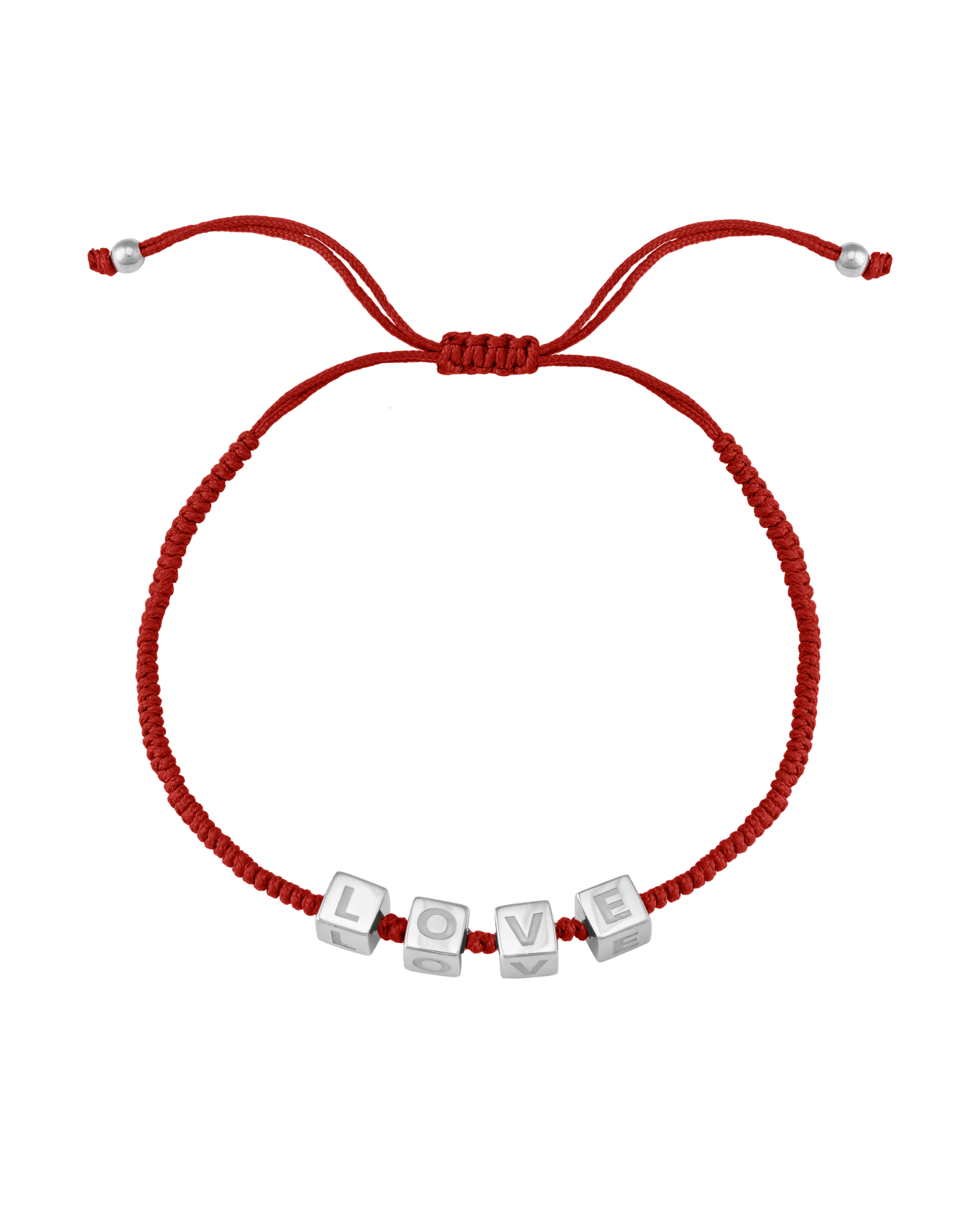 Bracelet Mes Cubes d'Enfance - Argent 925 Bracelets magal-dev Rouge 1 