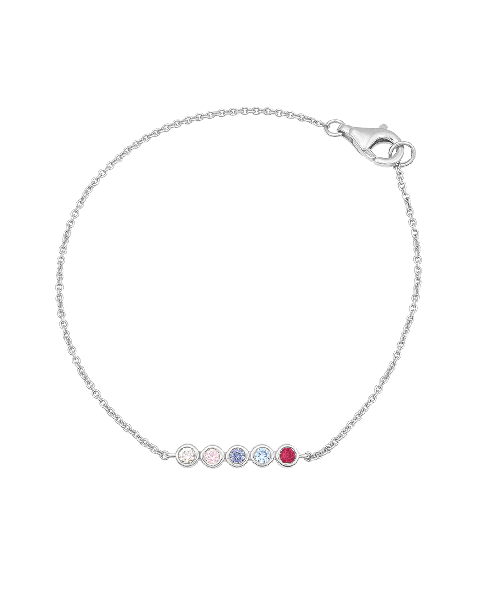 Bracelet Chaine Pierres Précieuses - Or Jaune 14 carats Bracelets magal-dev 