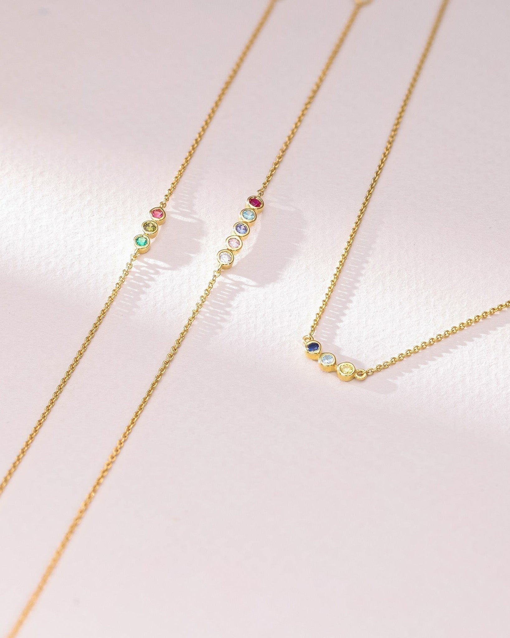 Collier Pierres de Naissance - Or Jaune 14 carats Necklaces Gold Vermeil 