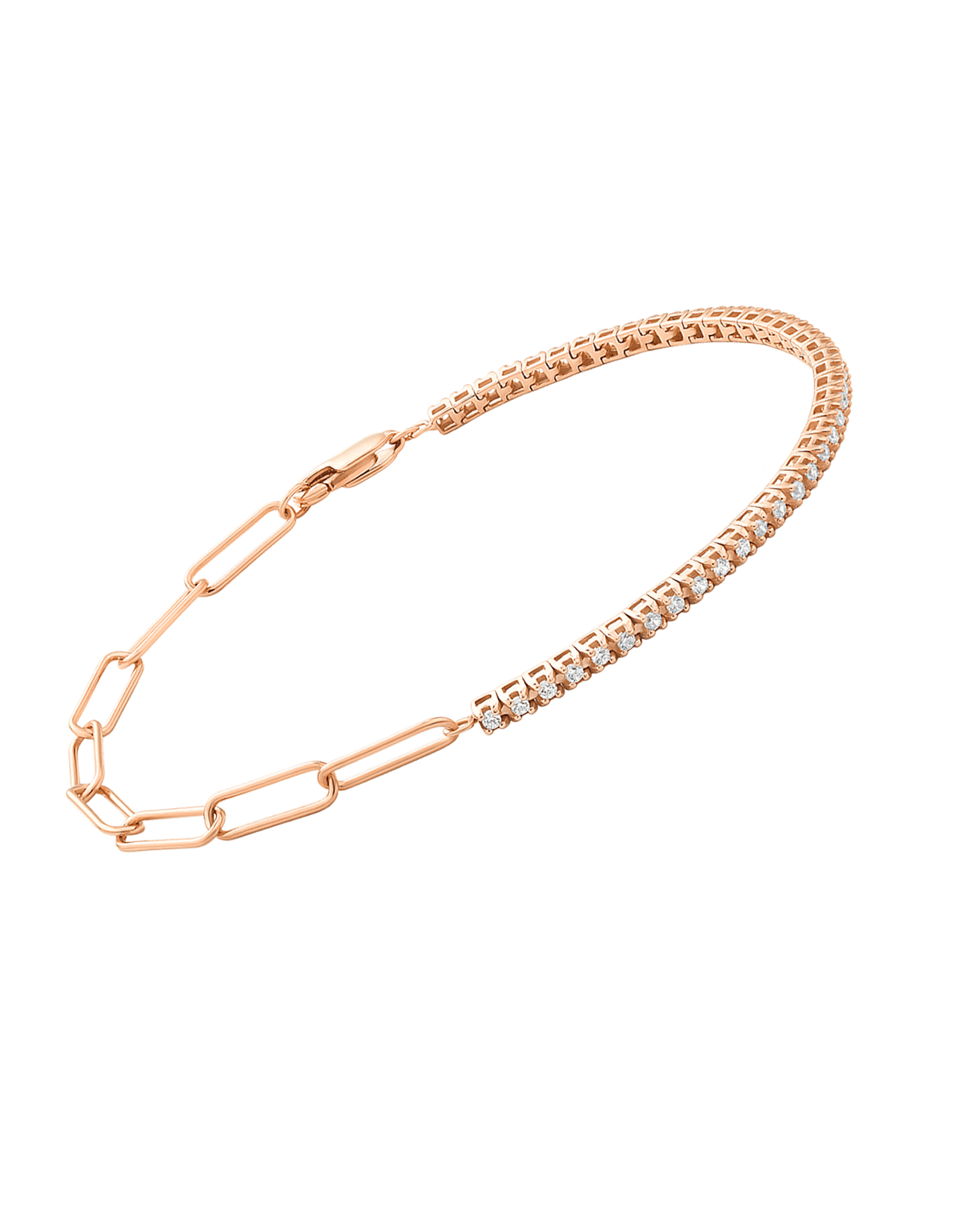 Bracelet Chaîne & Diamant - Or Jaune 14 carats Bracelets magal-dev 