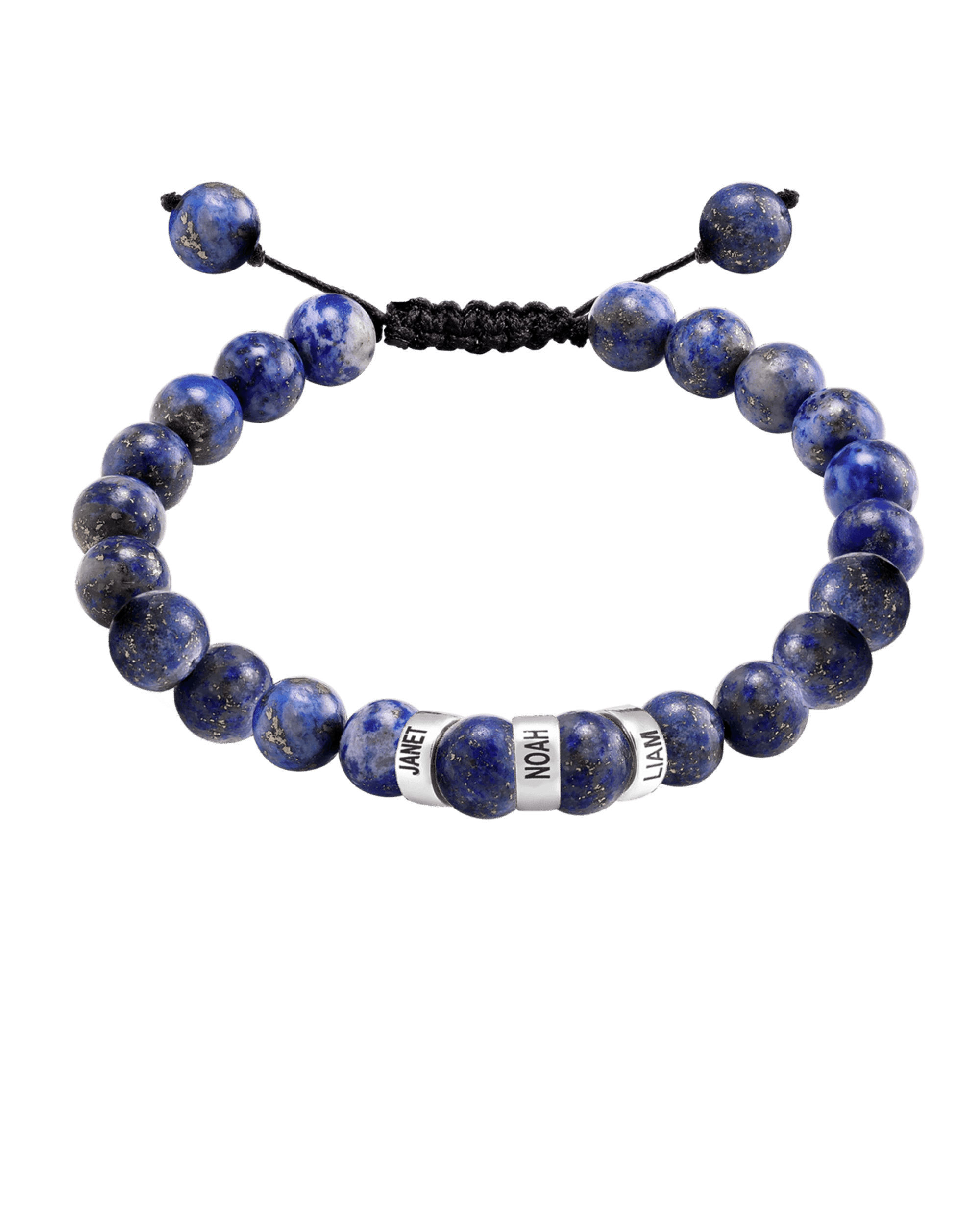 Bracelet de Perles de Lapis-Lazuli Bleu