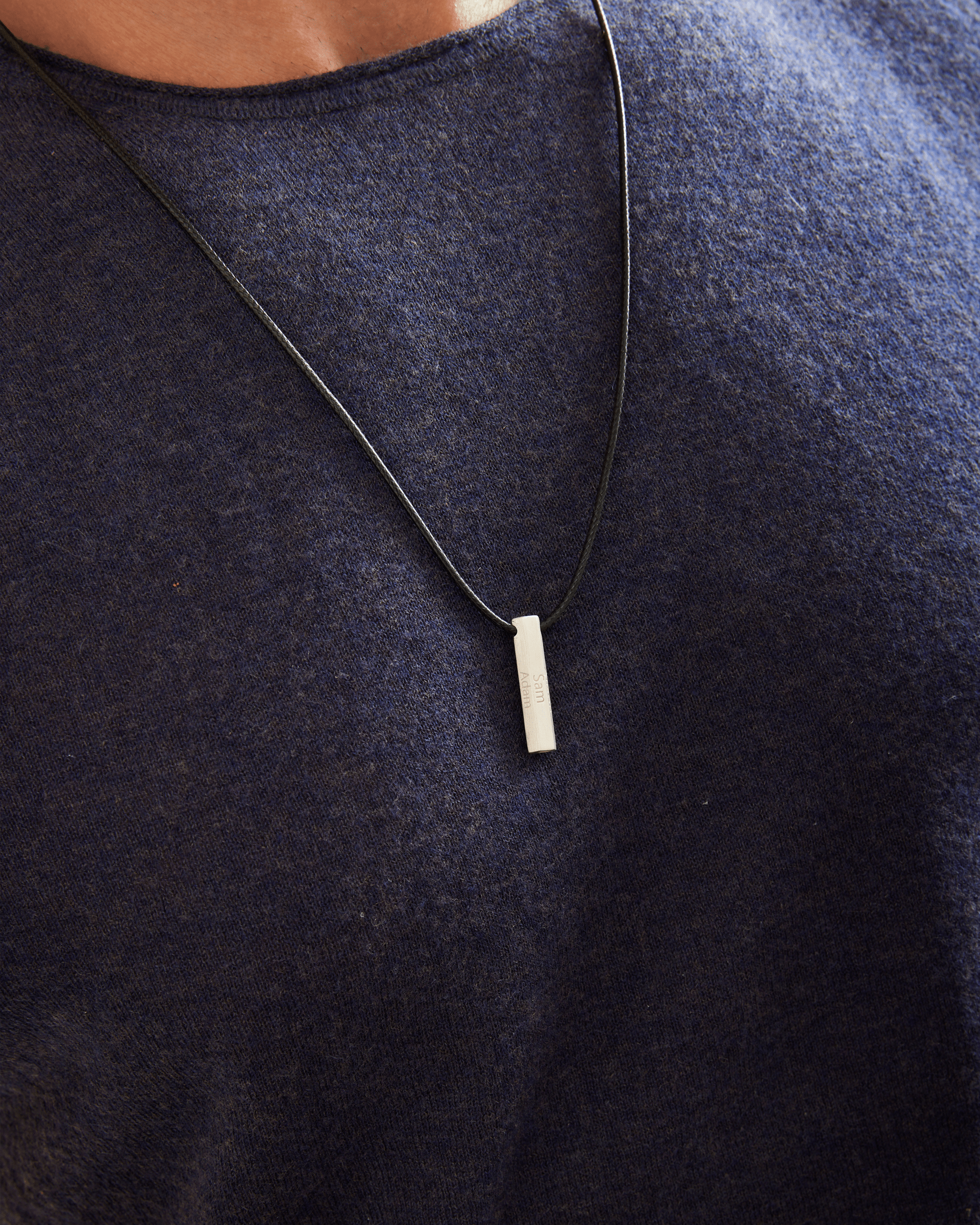 Apex Bar Necklace - 925 Sterling Silver Necklaces magal-dev 