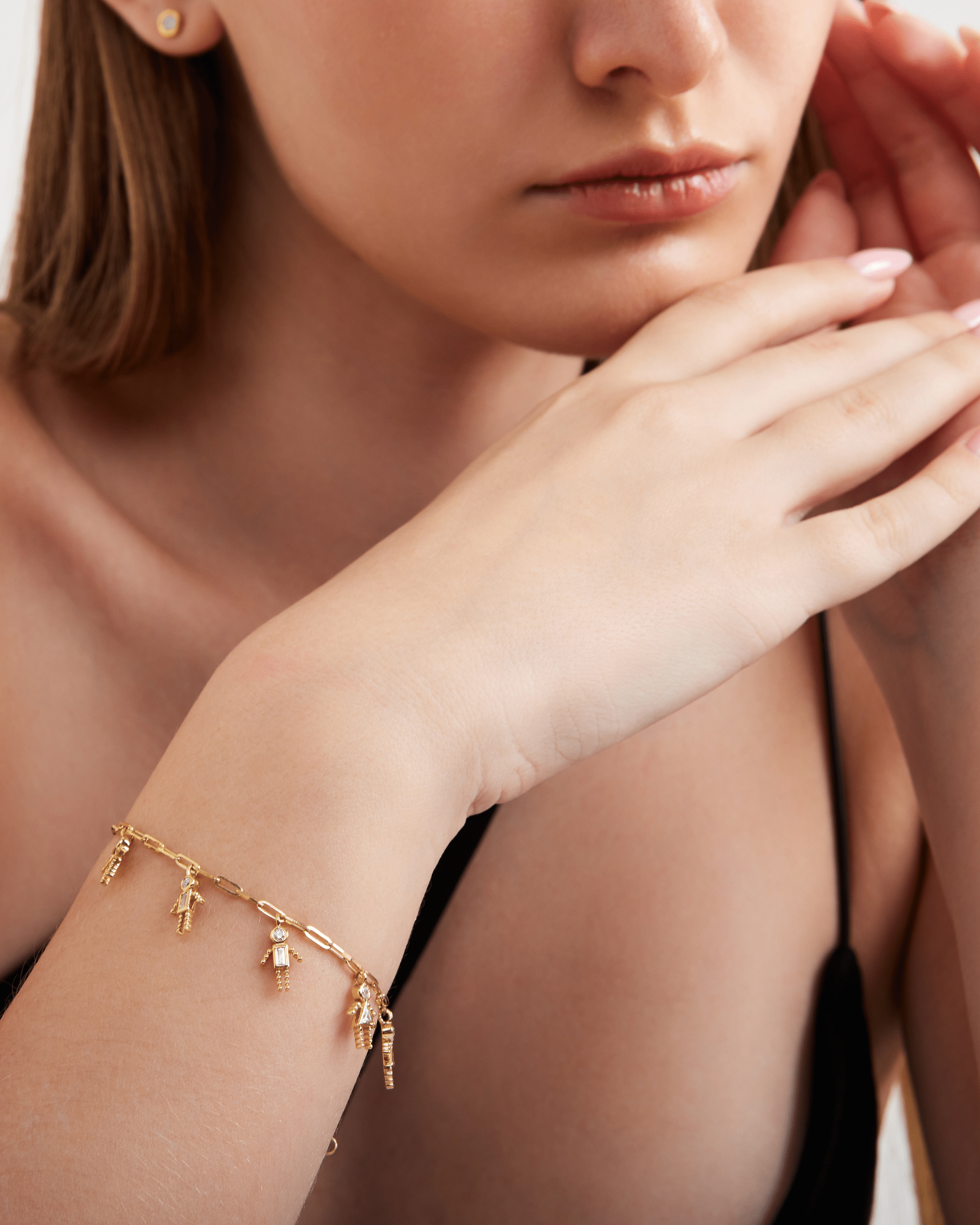 Mini Me Links Bracelet - 18K Gold Vermeil Bracelets magal-dev 