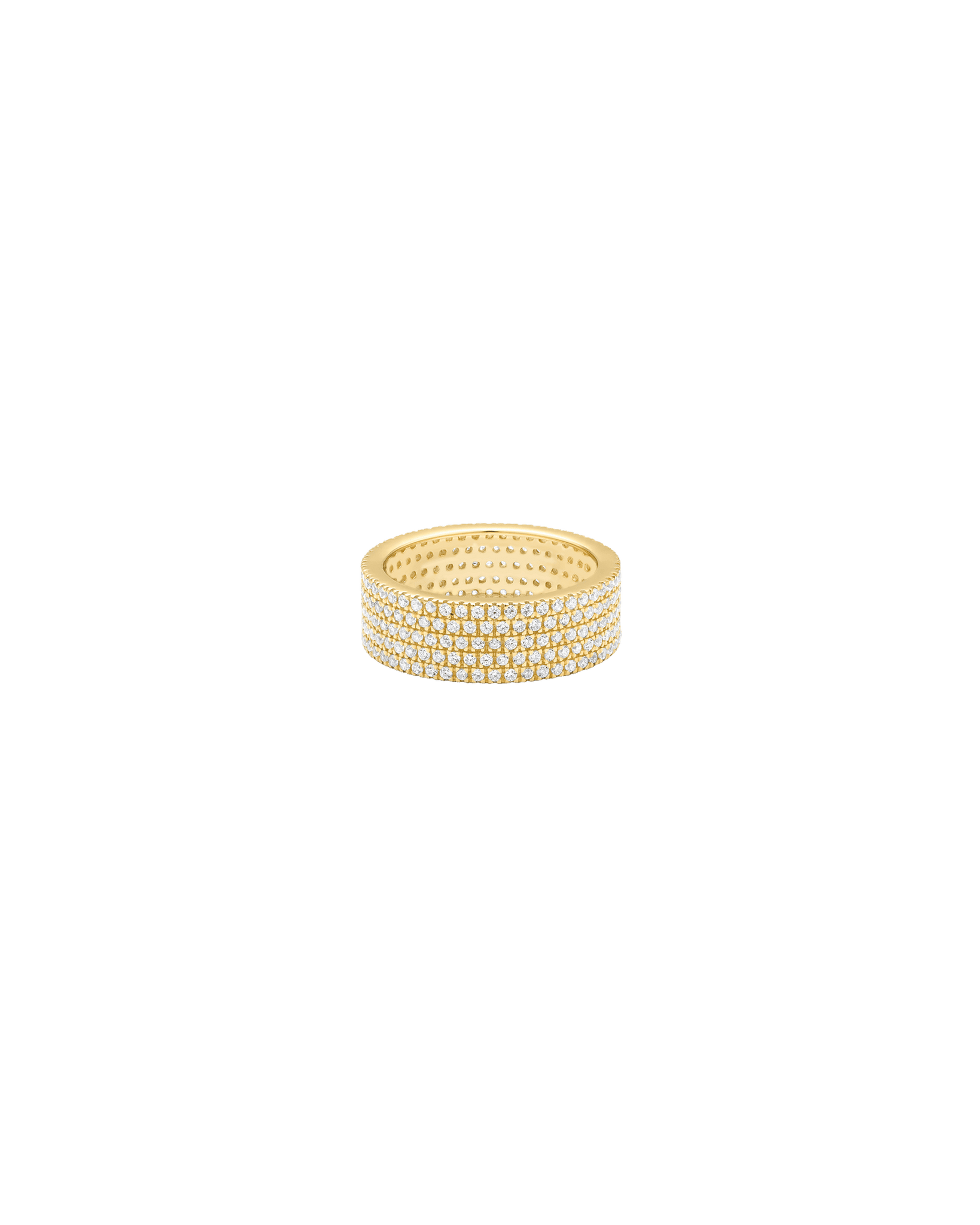 5 Band Paved Eternity Ring