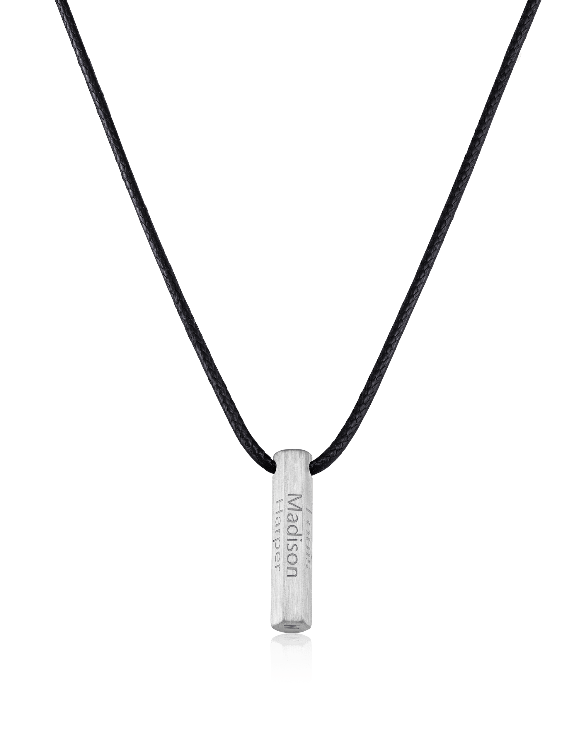 Shopping Dust Rectangle and Spiral 3D Bar Pendant Hip Hop Simple Chain  Trusted Bar Necklace Black Silver Stainless Steel Pendant Price in India -  Buy Shopping Dust Rectangle and Spiral 3D Bar
