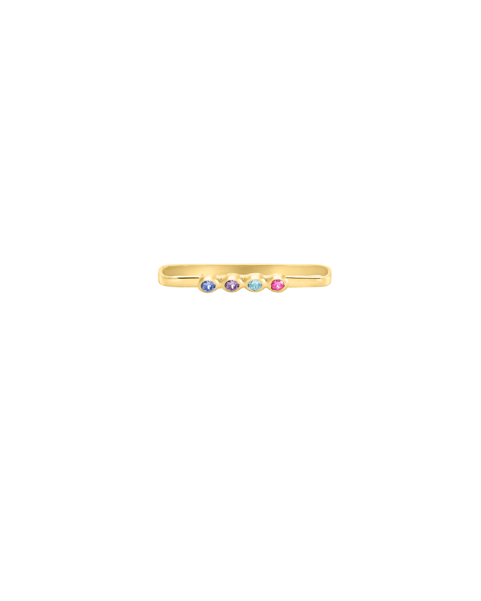 Birthstone Bar Watch Accessory - 18K Gold Vermeil Phone Accessories magal-dev 1 Birthstone 24 mm wide strap 