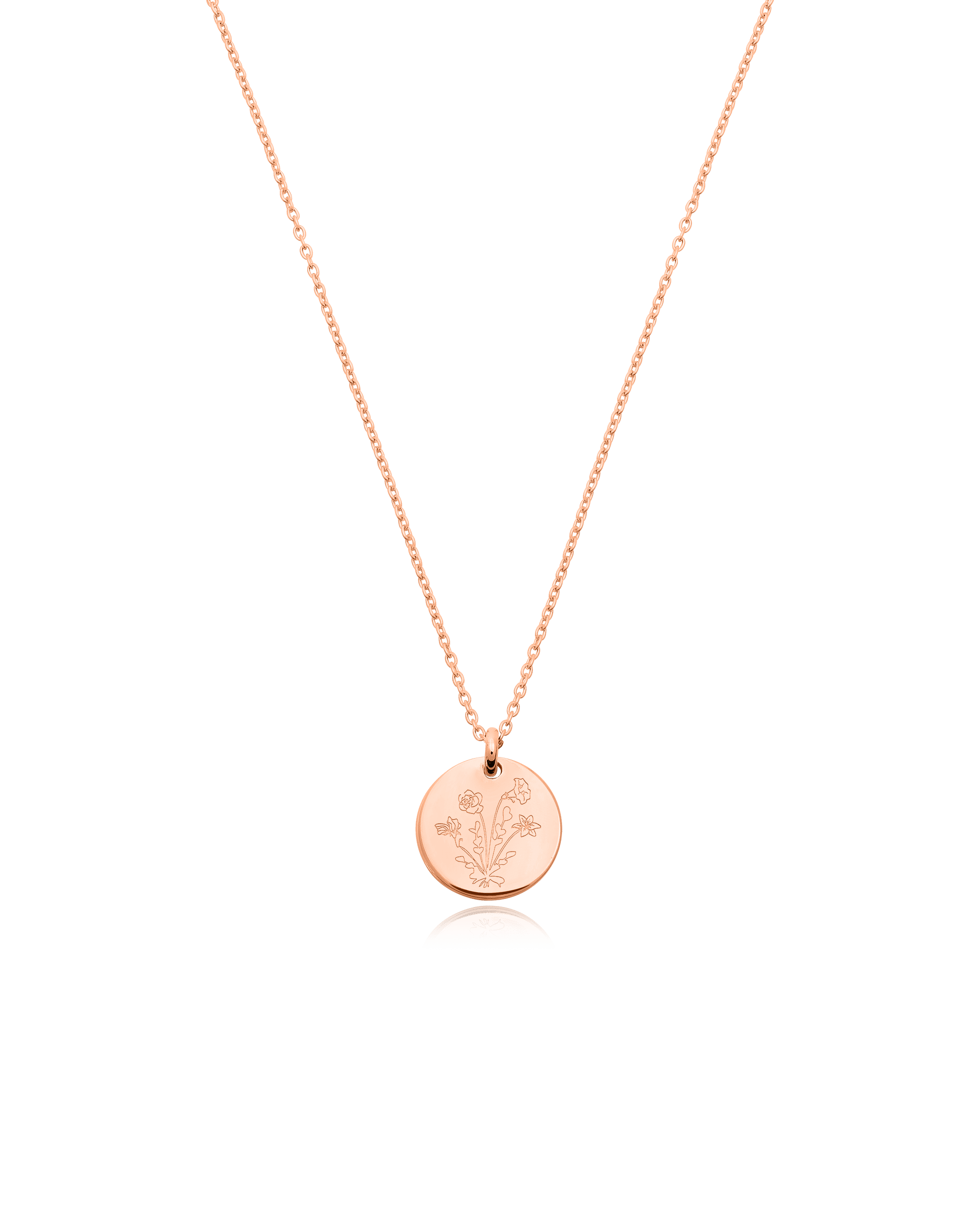 Bouquet Necklace - 18K Rose Vermeil Necklaces magal-dev 1 Flower 16” 