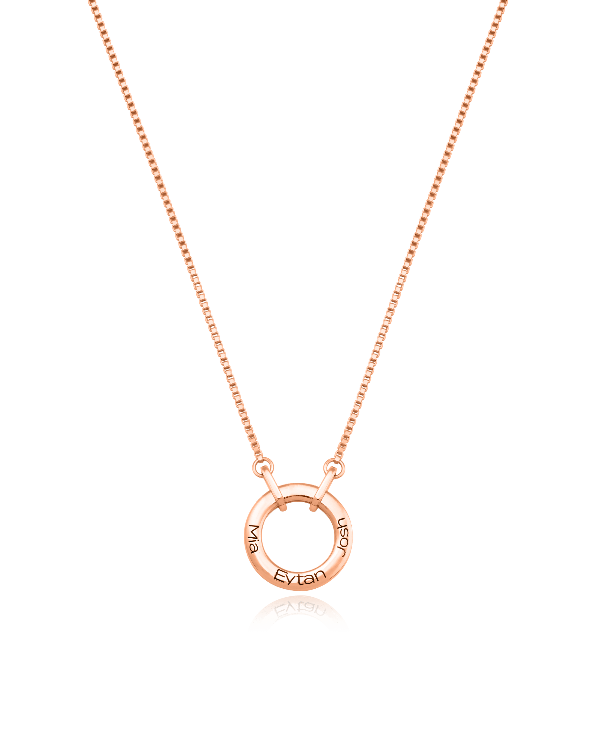 Family Circle Necklace - 18K Gold Vermeil Necklaces magal-dev 