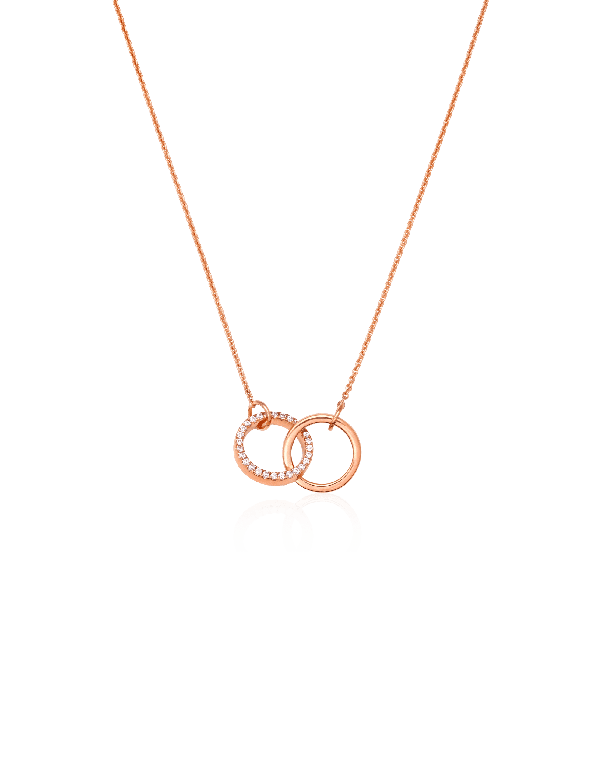 Interlocking Necklace - 925 Sterling Silver Necklaces magal-dev 