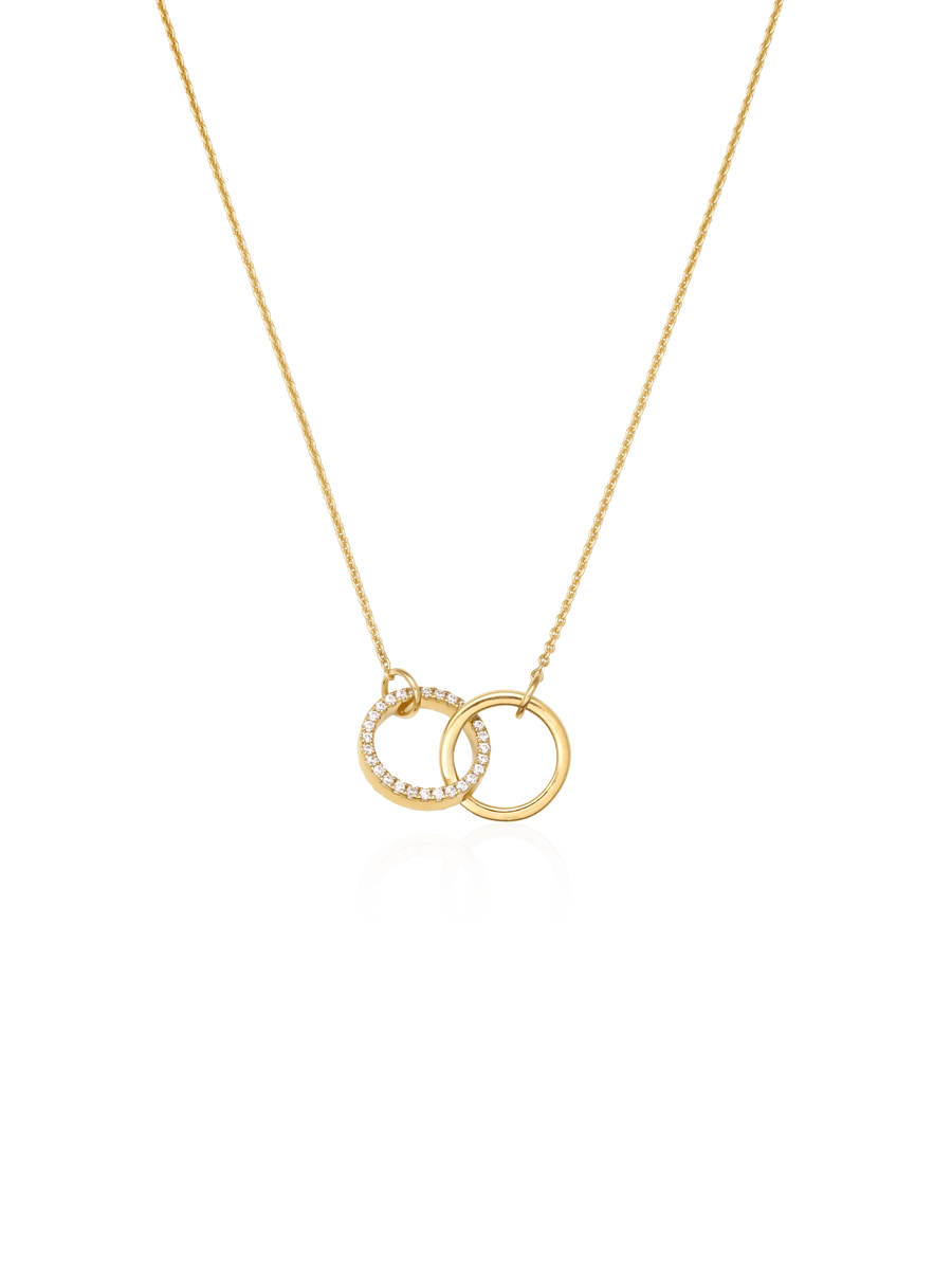 Interlocking Necklace - 18K Gold Vermeil