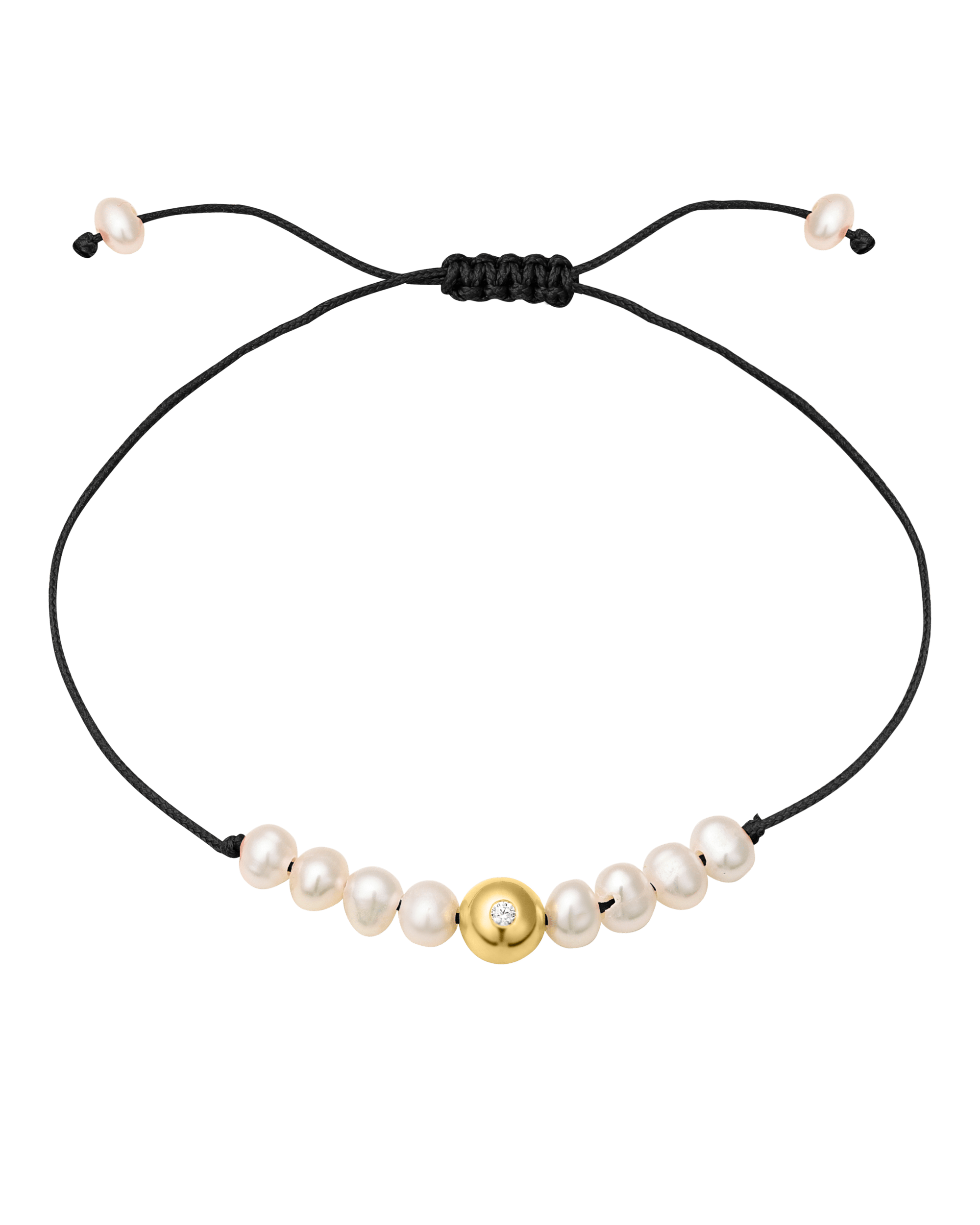 Aphrodite Bracelet - 18K Gold Vermeil Bracelets magal-dev Black 
