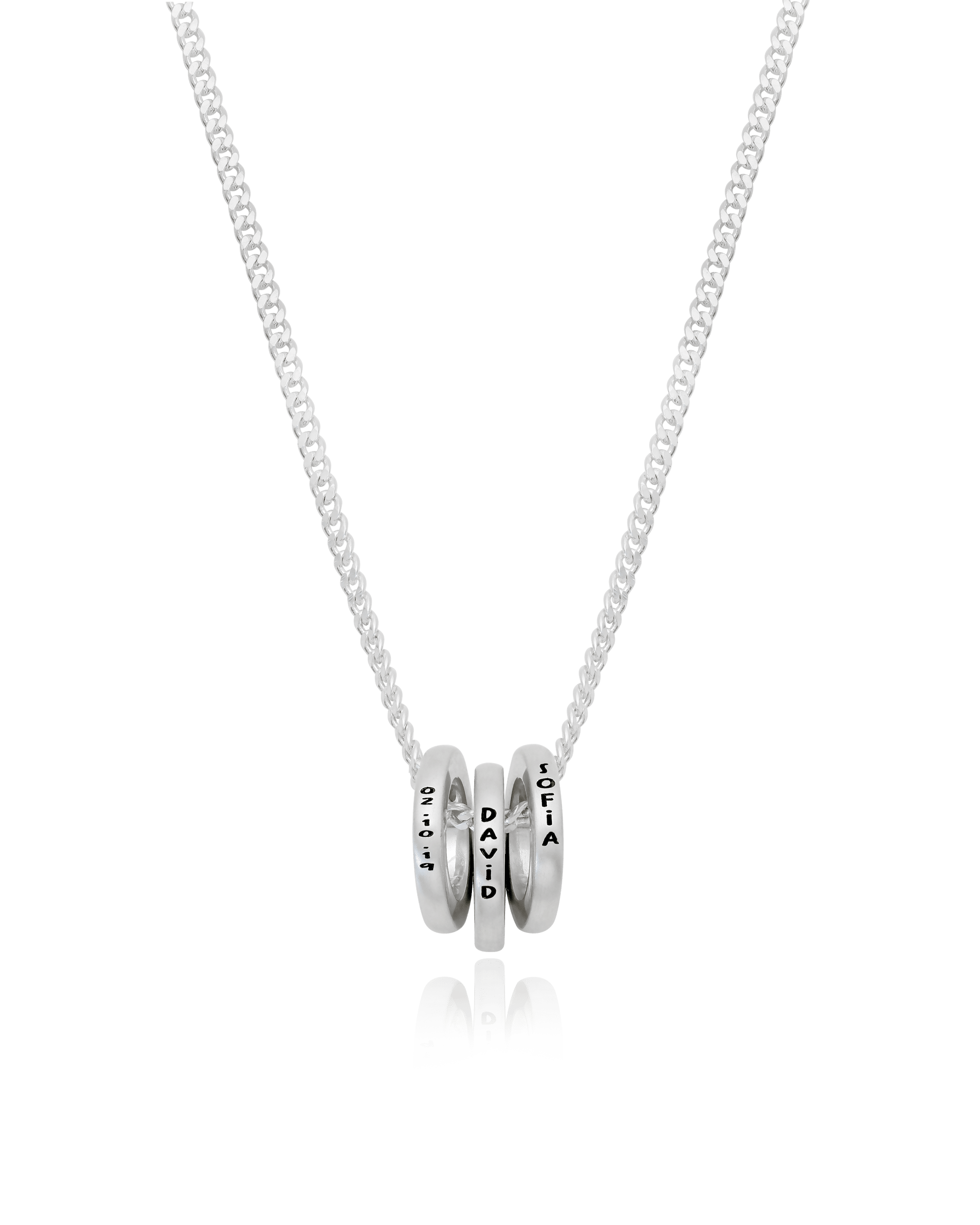Men Circle of Life Necklace - 925 Sterling Silver Necklaces magal-dev 