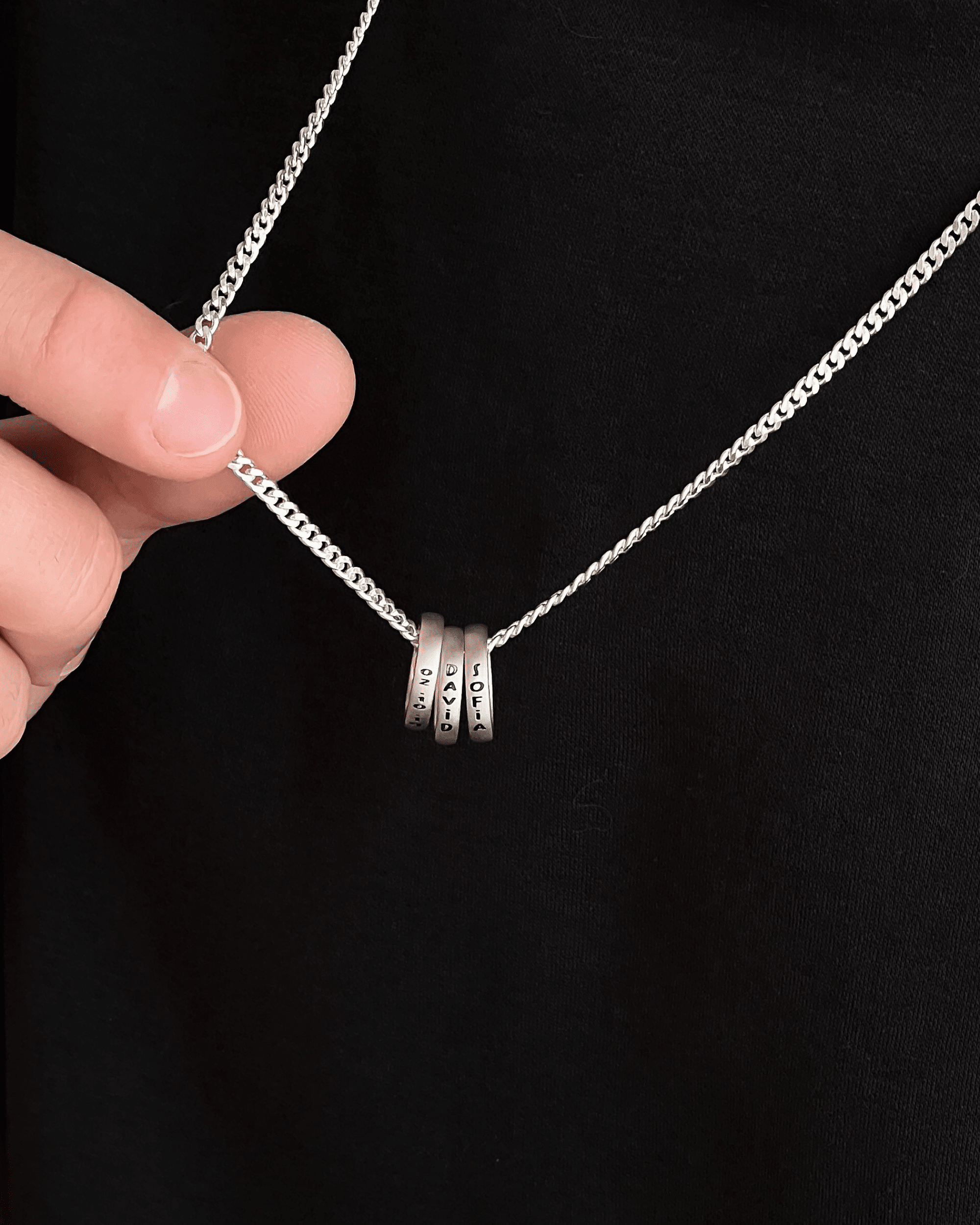 Men Circle of Life Necklace - 925 Sterling Silver Necklaces magal-dev 