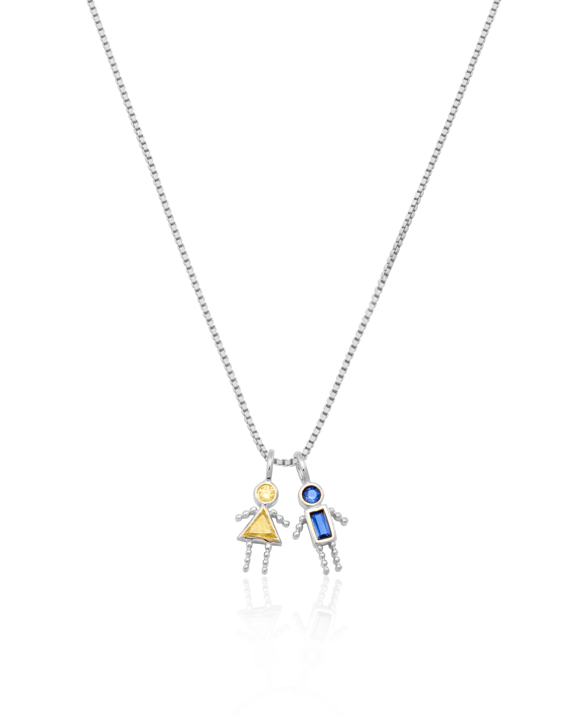 Mini Me Birthstone Necklace - 18K Gold Vermeil Necklaces magal-dev 