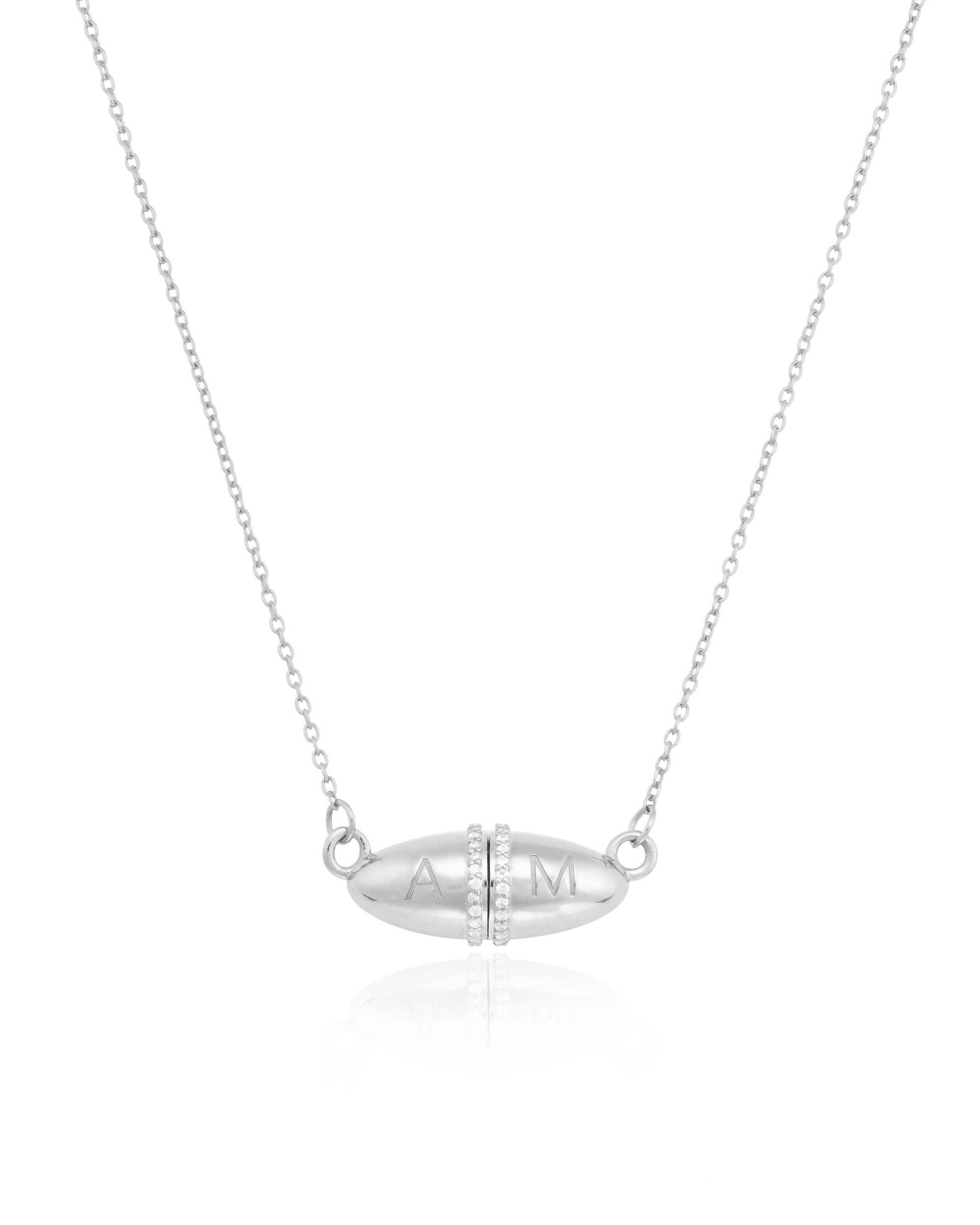 Fabergé Chain Necklace - 925 Sterling Silver Necklaces magal-dev 16"+ 2" extender 