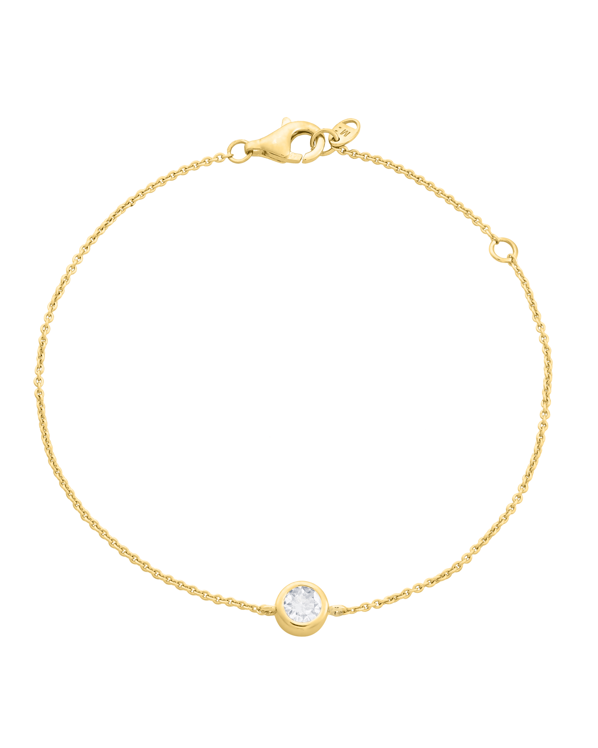 Round Solitaire Diamond Bracelet