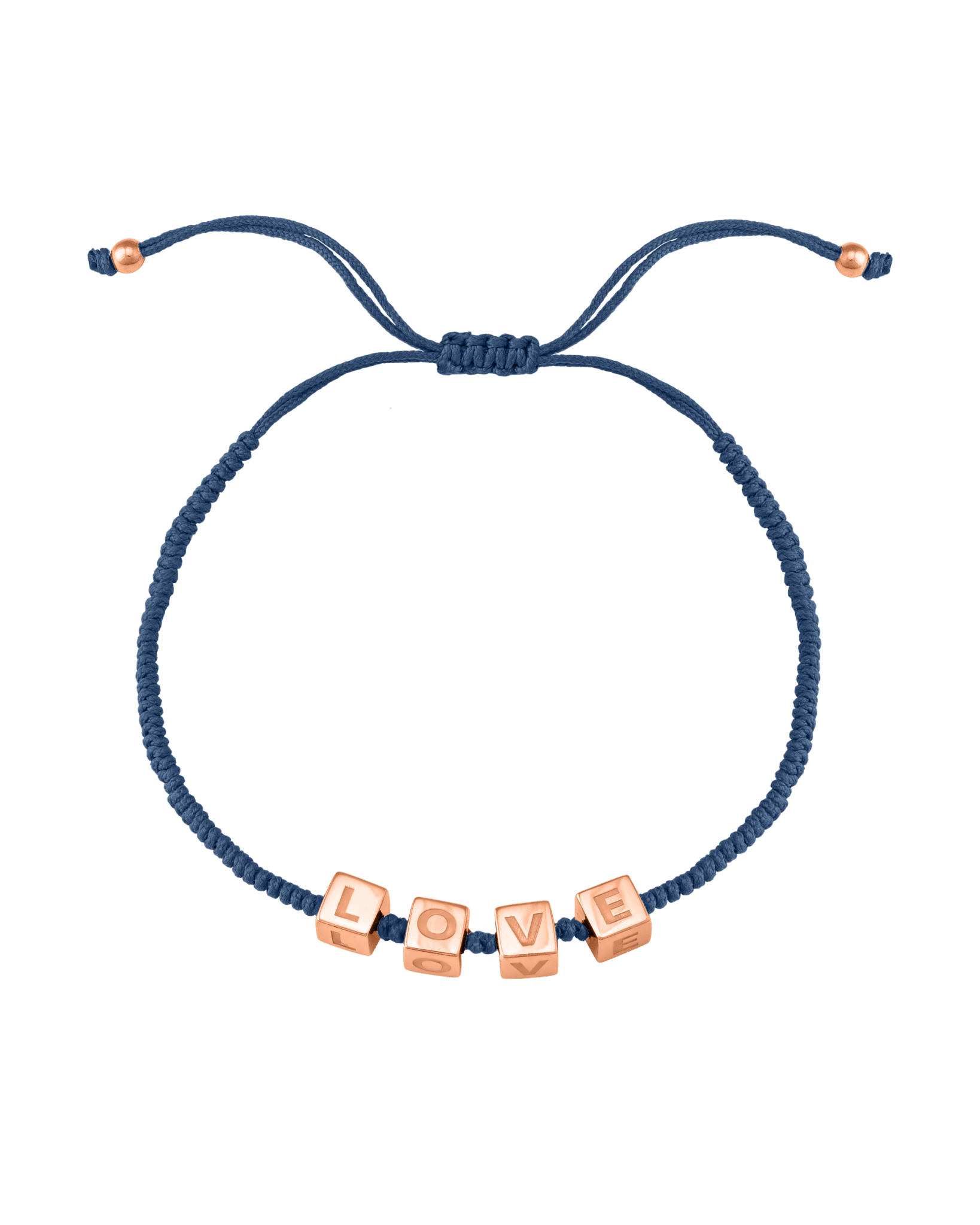 Alpha Block Bracelet - 18K Rose Vermeil – Magal Jewelry