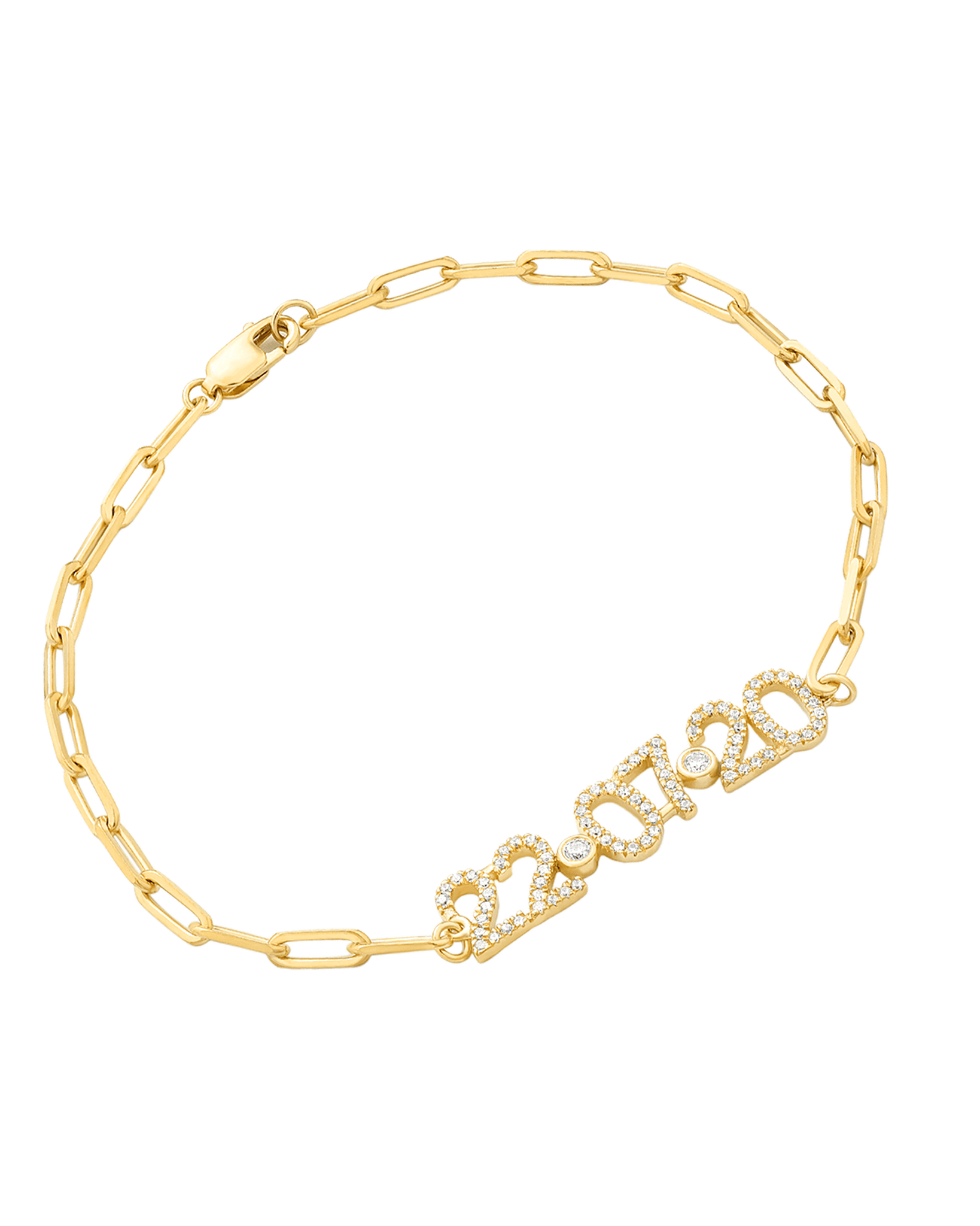 14K Gold Chain Name Bracelet 6