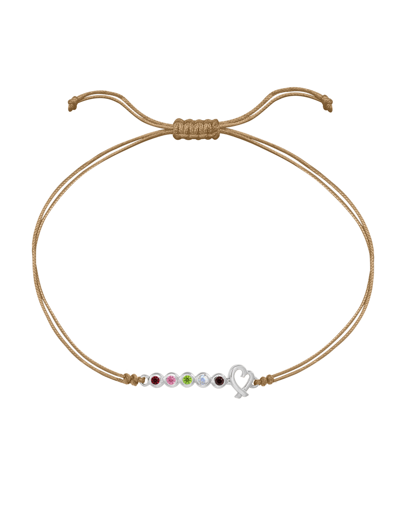 Talisa Stars Diamond Adjustable Bracelet (Red String) - Gift for Her