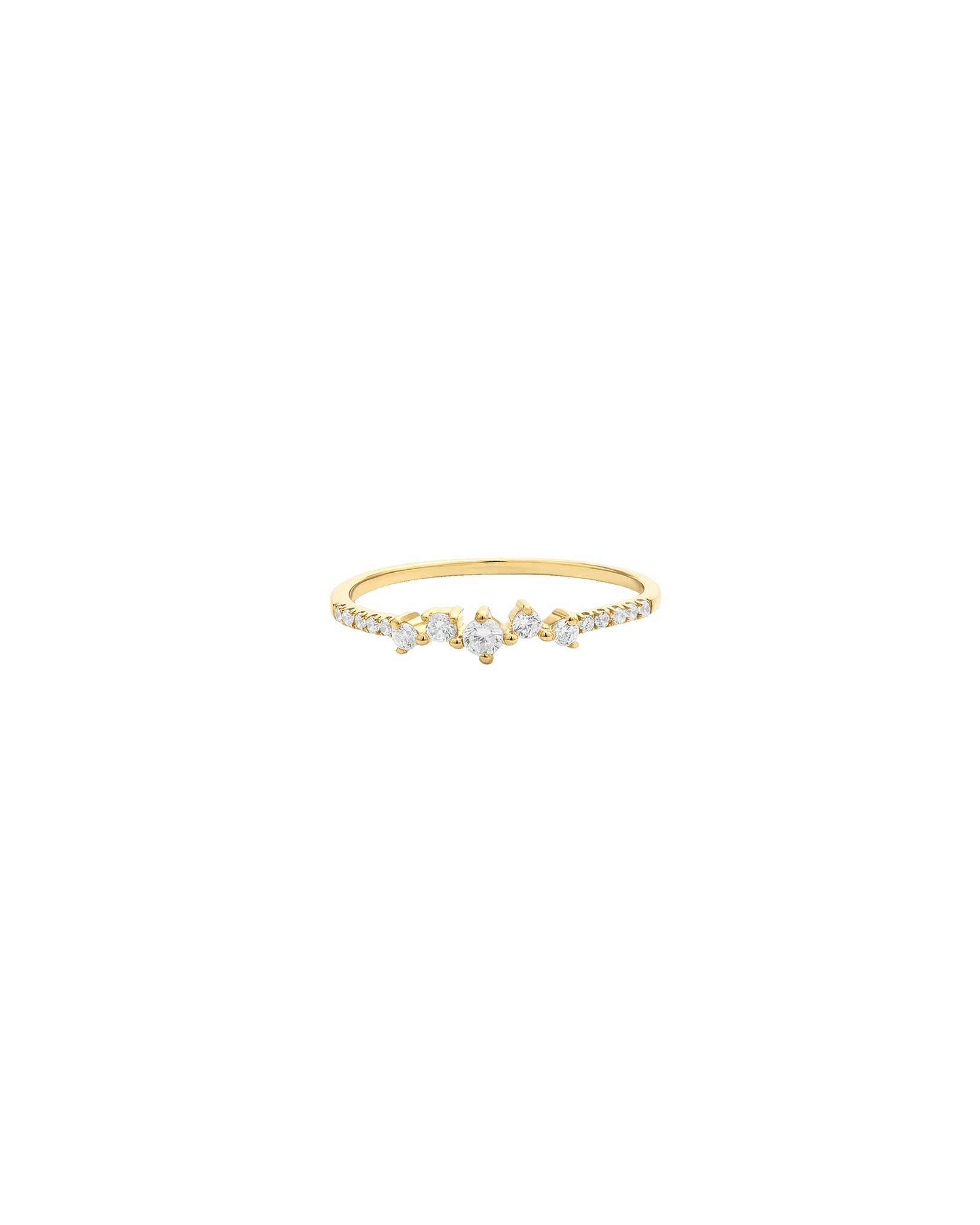 Cluster Diamond Ring