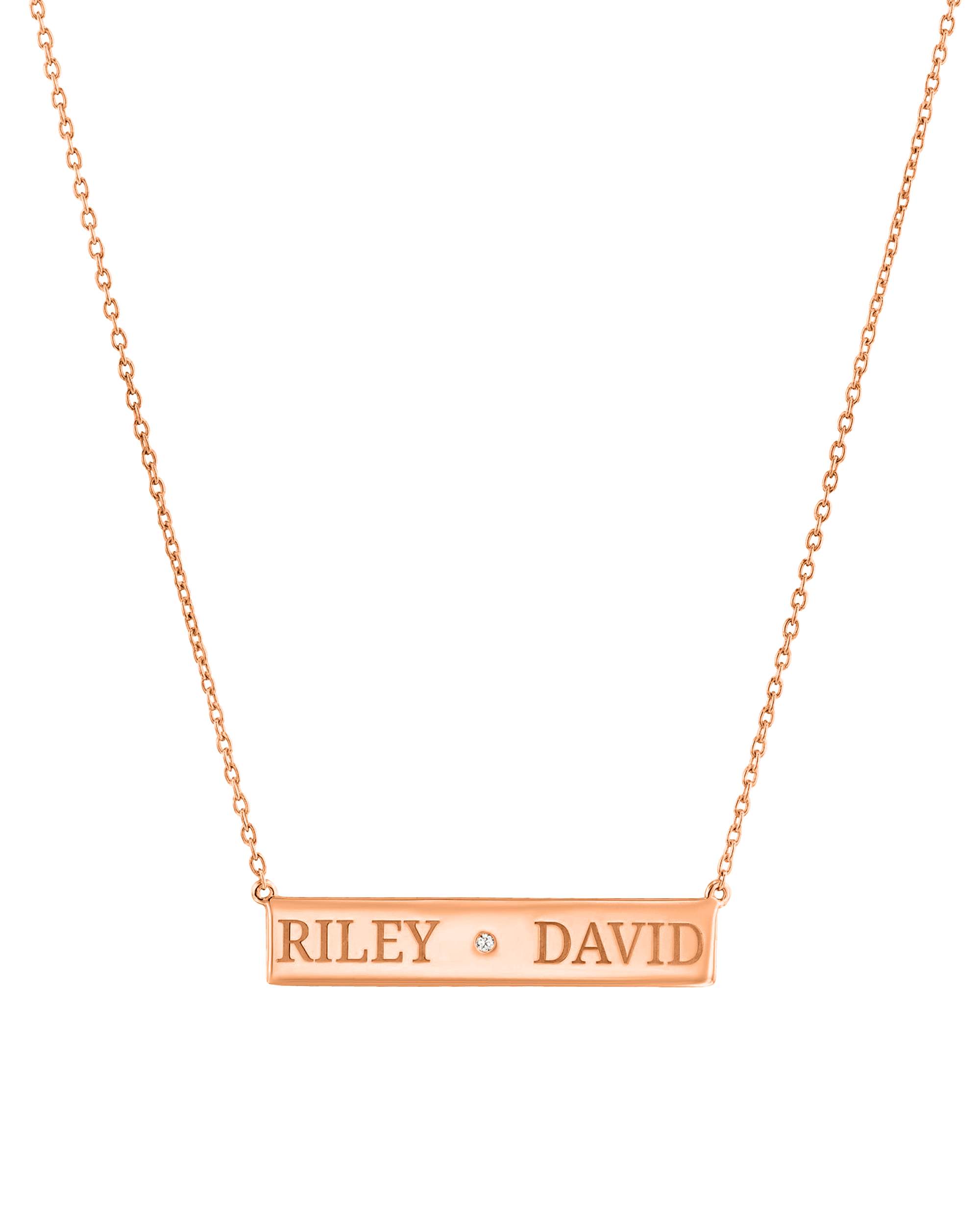 Just The Two Of Us Necklace - 18K Gold Vermeil Necklaces magal-dev 