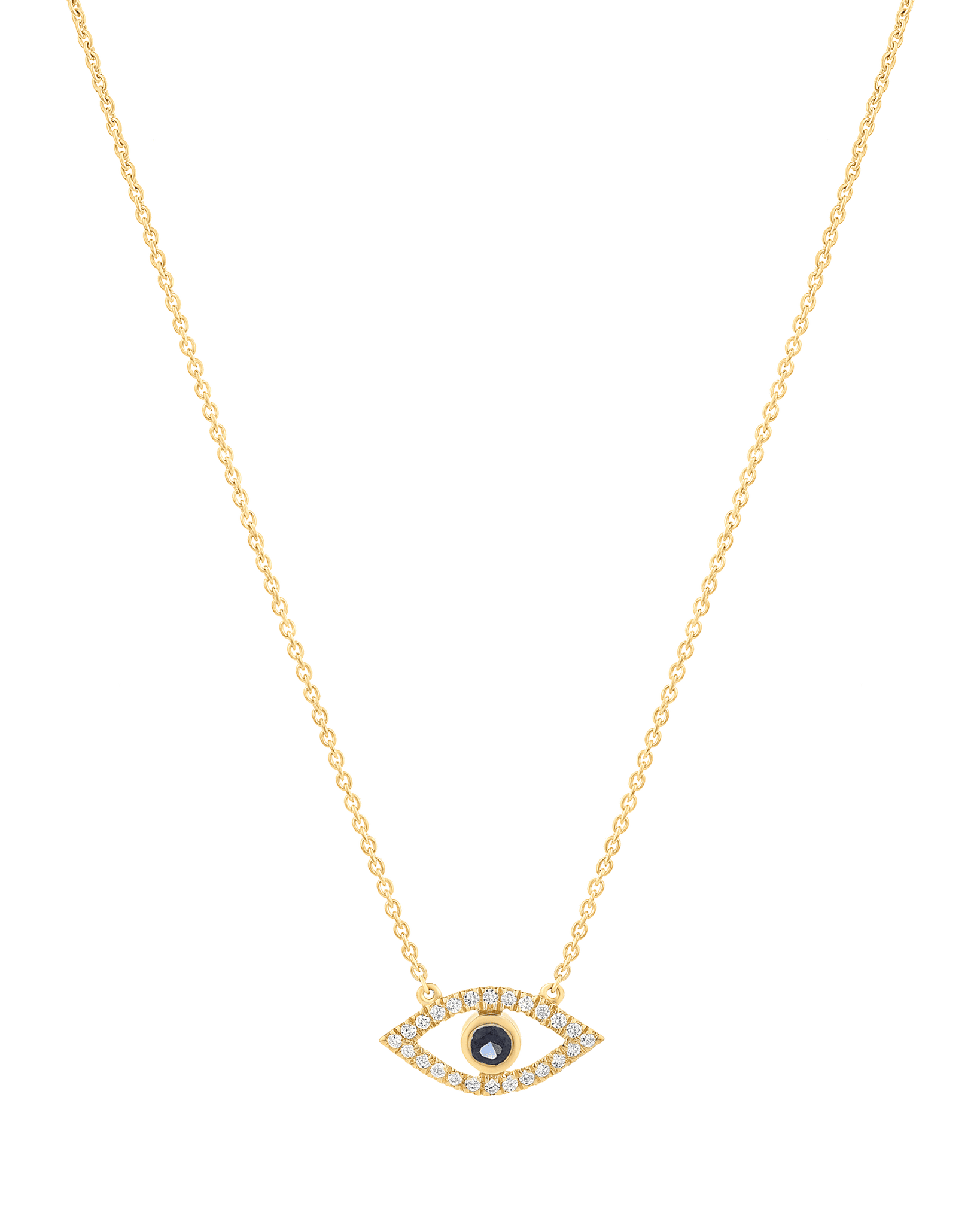 Diamond Evil Eye Necklace