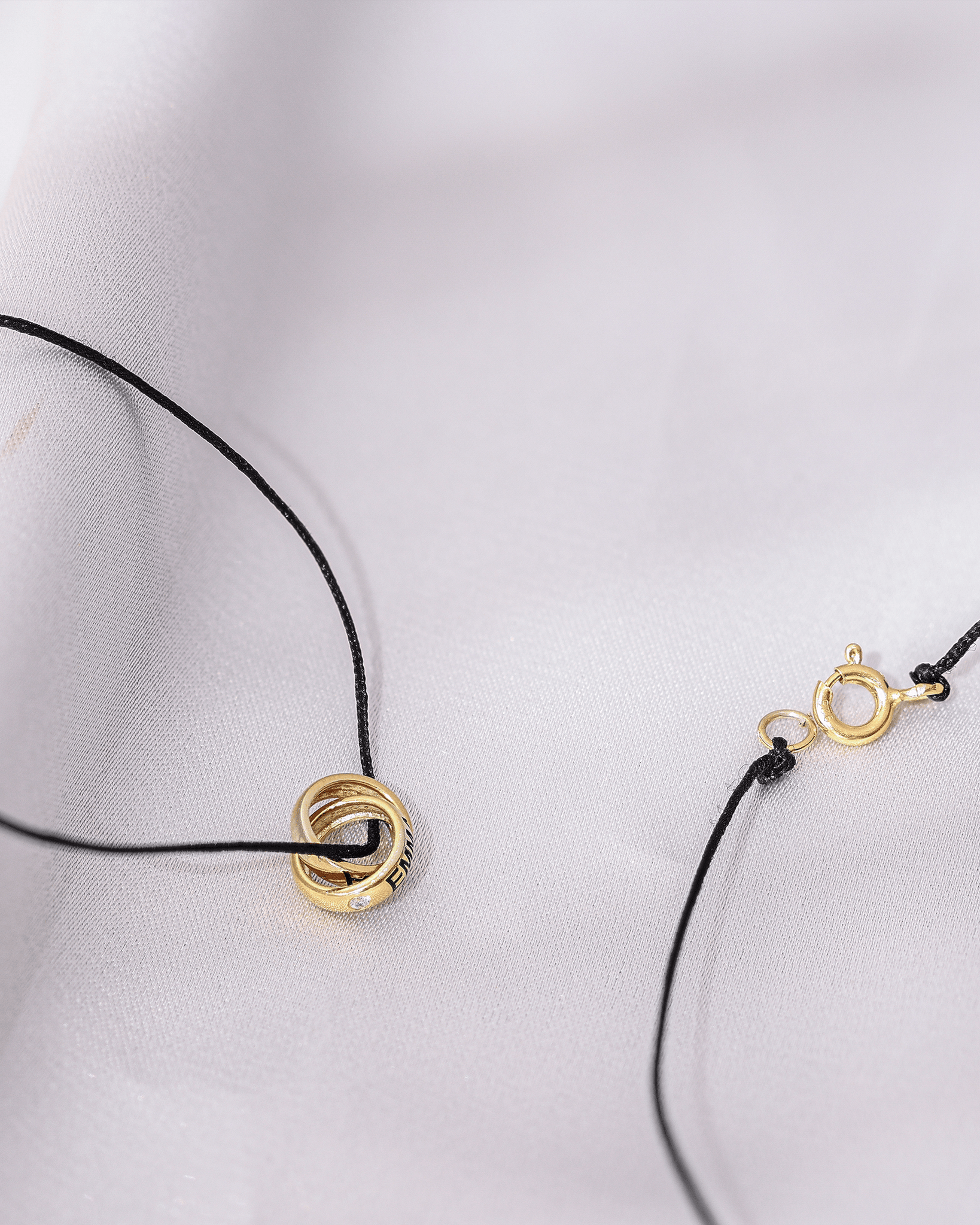 Engravable Links Necklace - 14K White Gold Necklaces 14K Solid Gold 