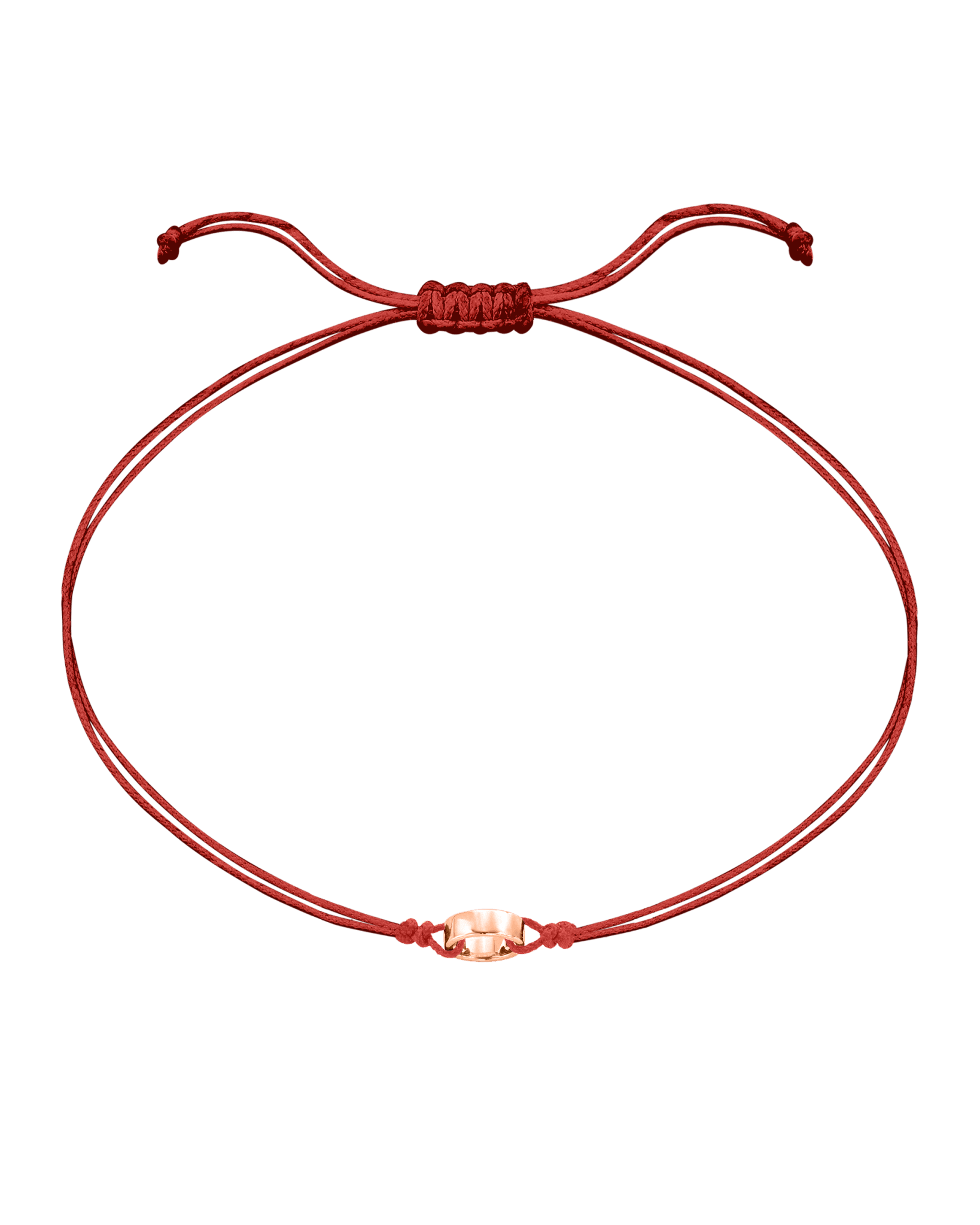 Engravable Links of Love - 14K Rose Gold Bracelets magal-dev 1 Red 
