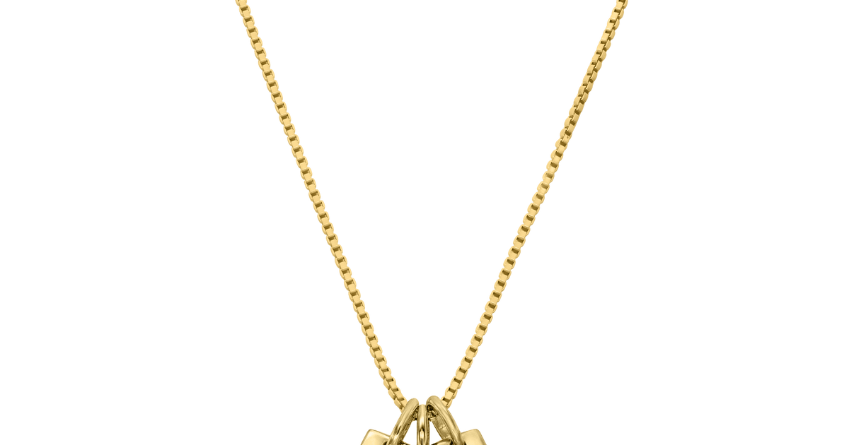 Louis Vuitton Dog Tag 18k Rose Gold Pendant Necklace