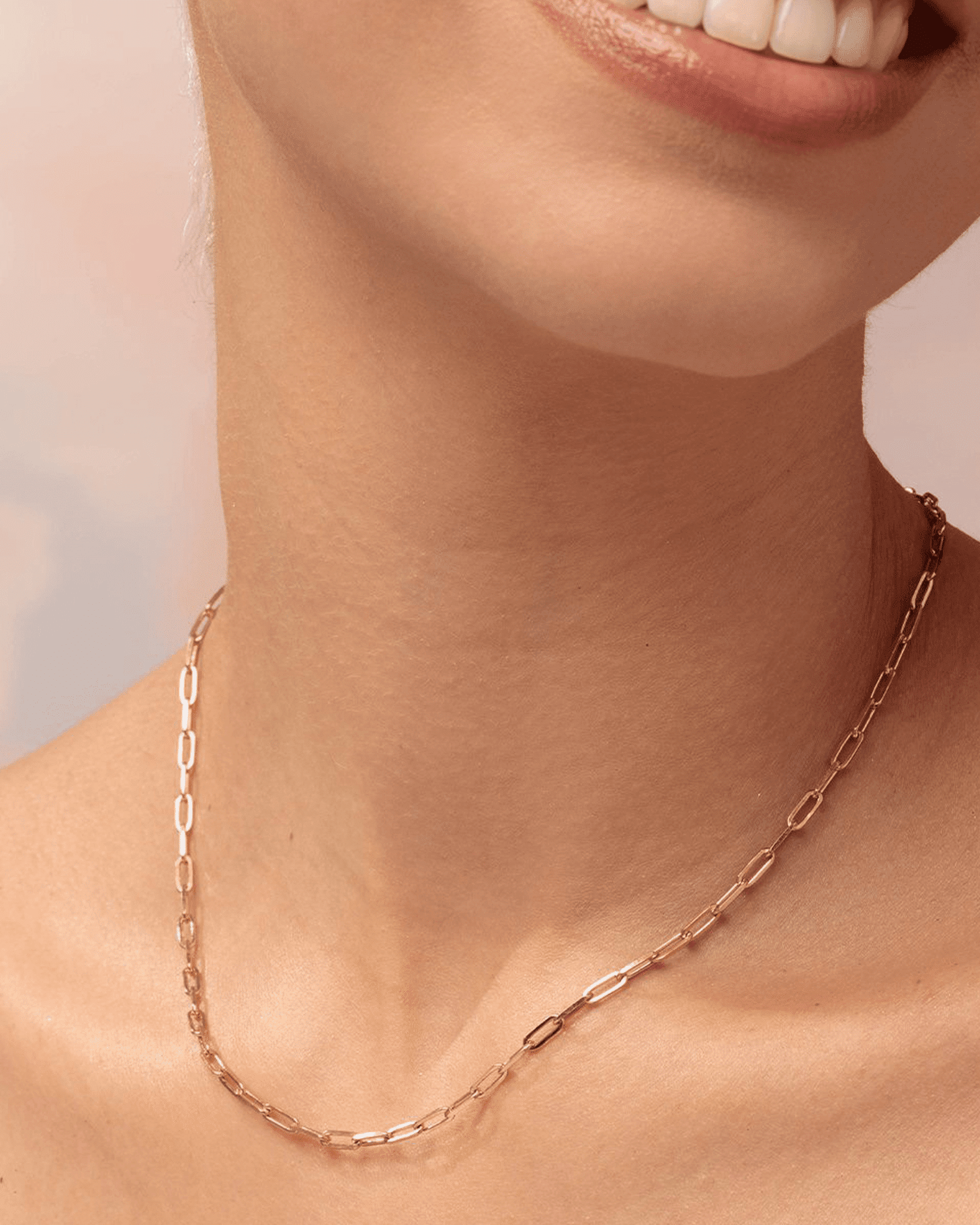 Links Chain Necklace - 18K Rose Vermeil Chains magal-dev 
