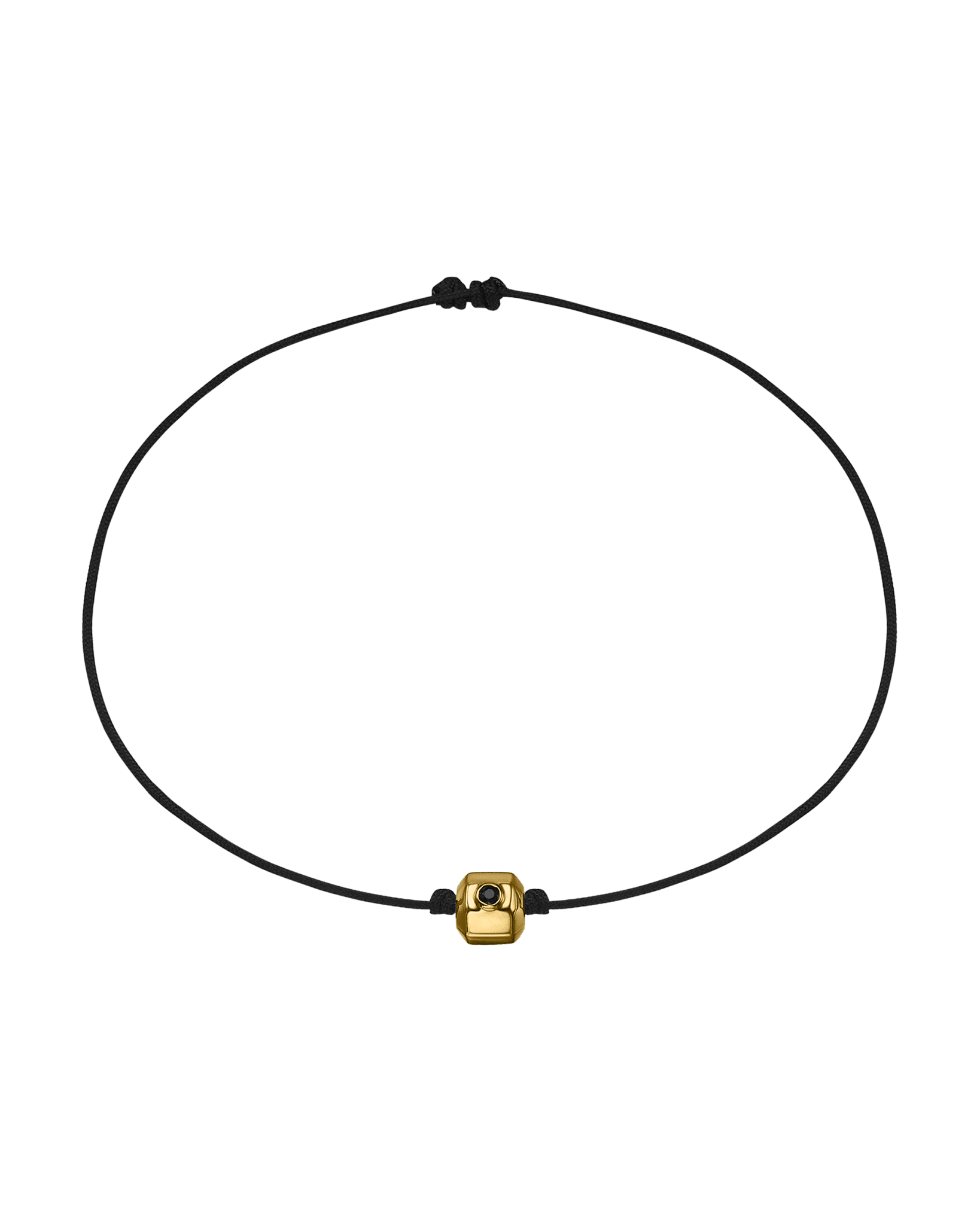 Men's Octo Black Diamond Bracelet - 14K Yellow Gold Bracelets magal-dev Black 