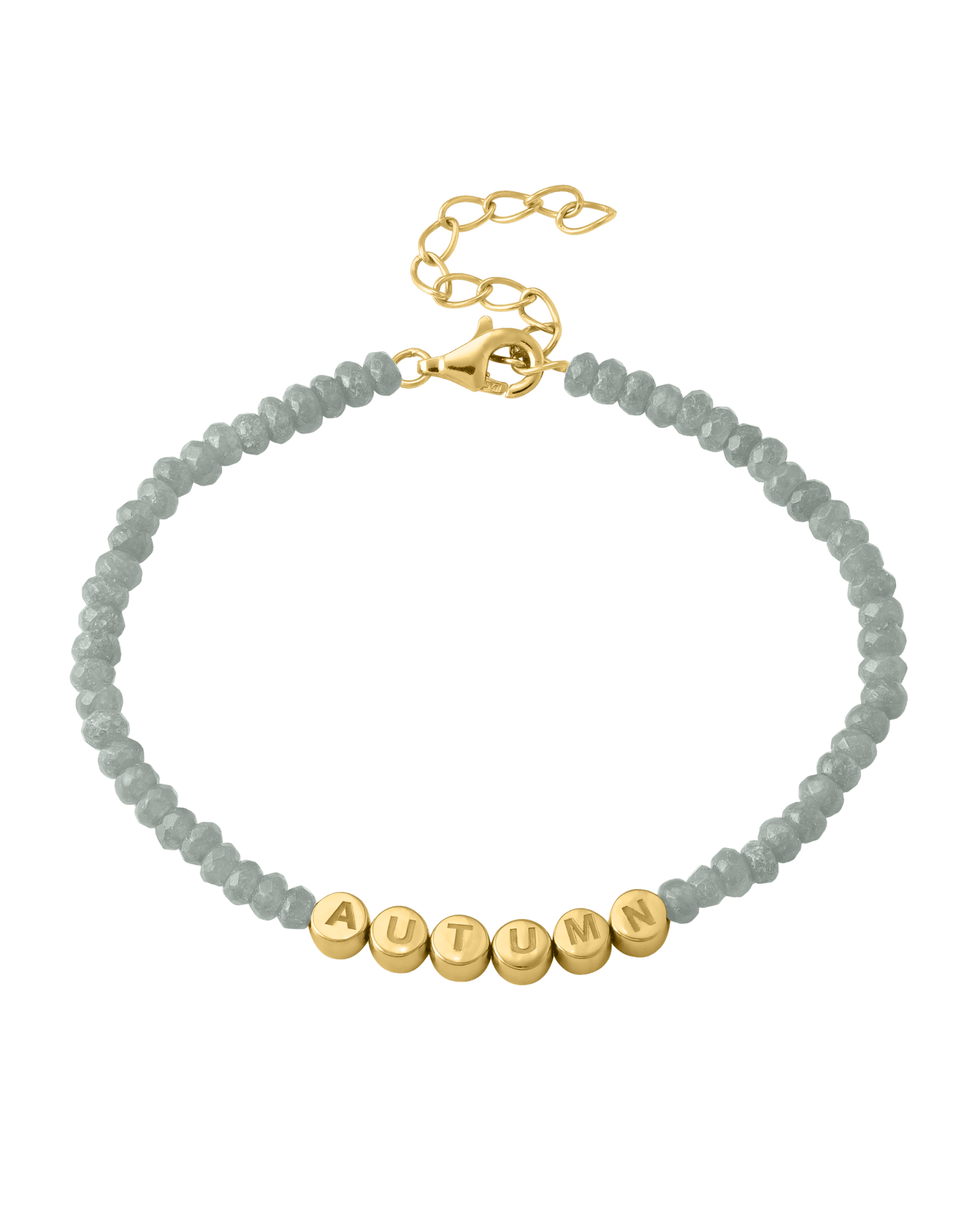 18K Gold Vermeil Name Bracelet