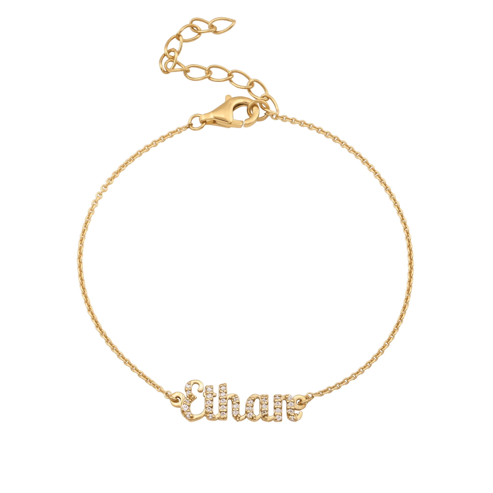 Dainty Gold Bracelet  925 Sterling Silver & 14K Gold Vermeil