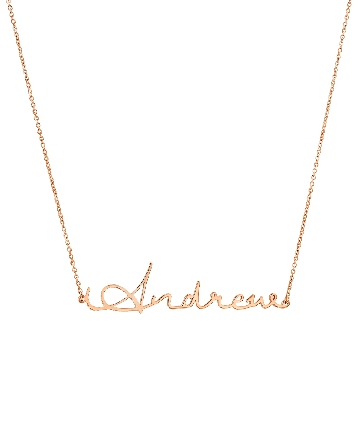 Malibu Name Necklace - 18K Gold Vermeil Necklaces magal-dev 