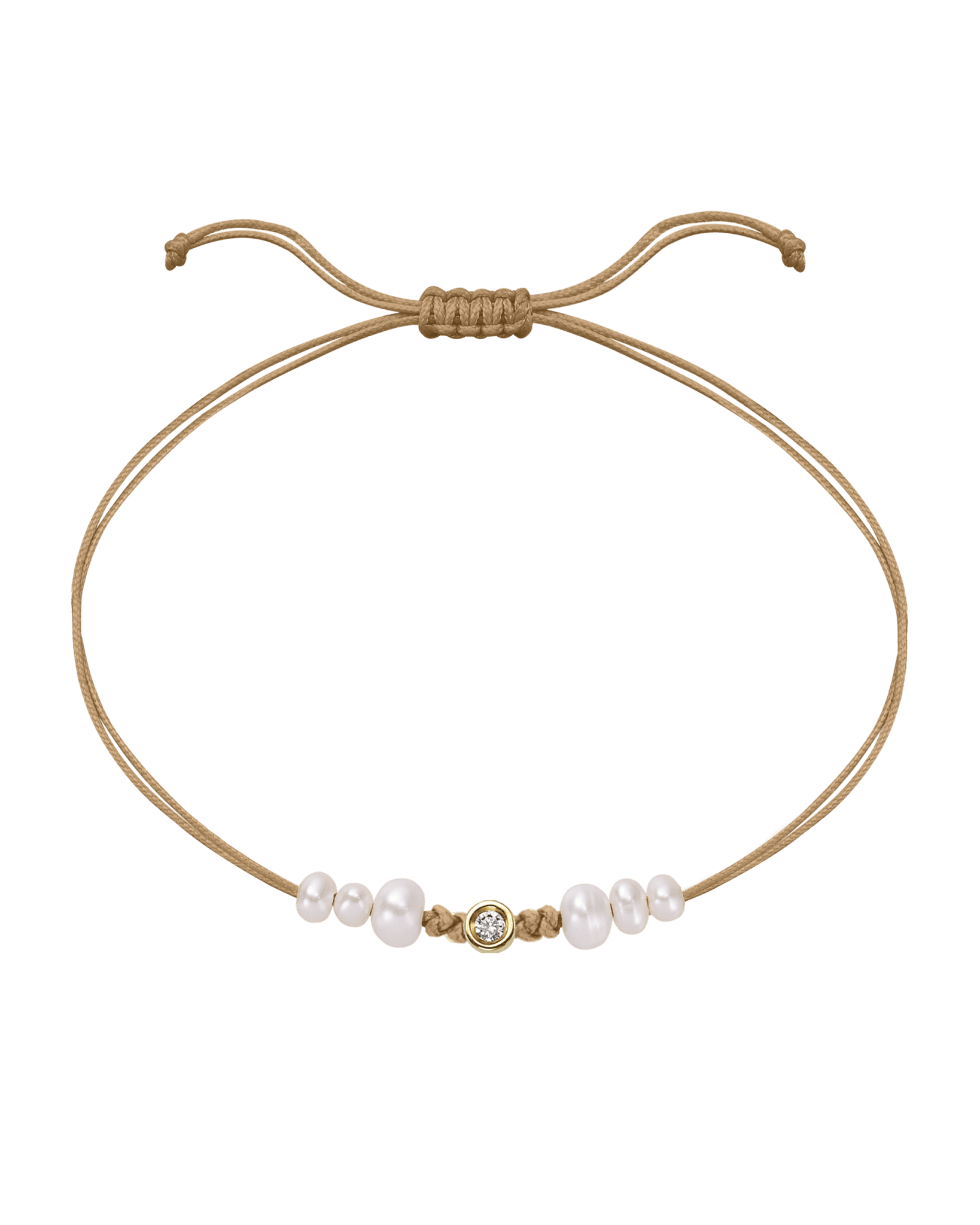 The Classic String of Love with clasp - 14K Yellow Gold