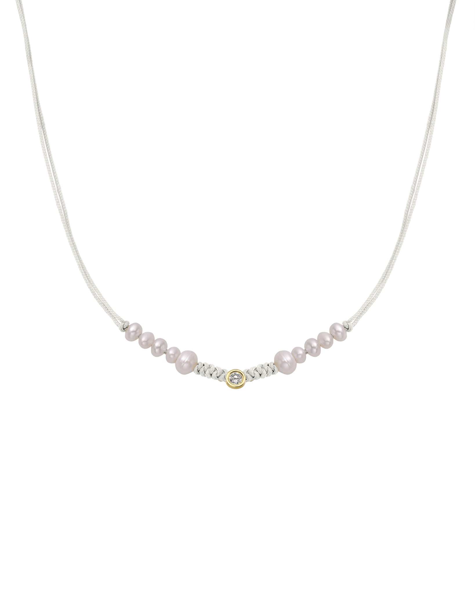 Pearl Gold Chain Necklace | Pearl Martini Chain | Parken Jewelry