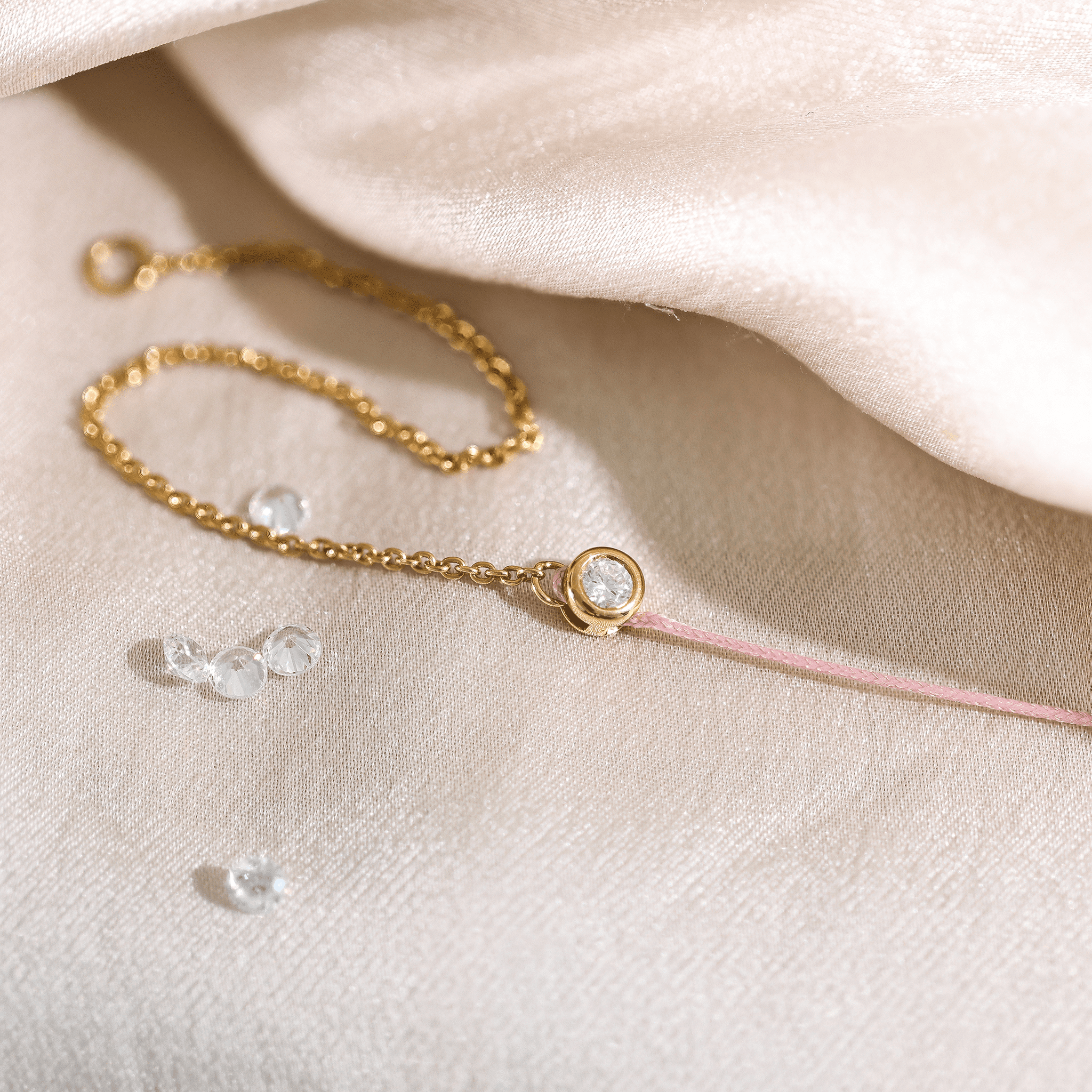 The String of Love Necklace - 14K Yellow Gold