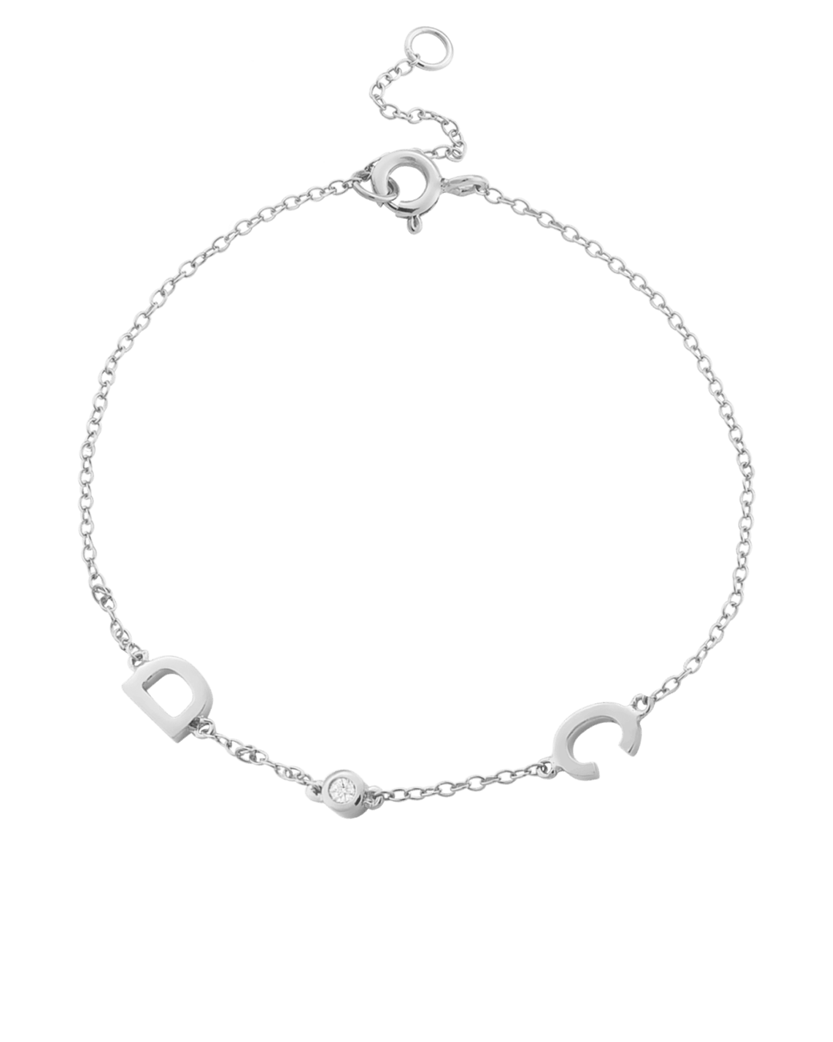 Initial Bracelet (Silver)