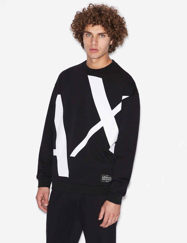 ARMANI EXCHANGE - SWEATSHIRT - BLACK 