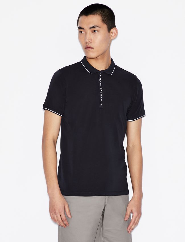 ARMANI EXCHANGE - POLO T-SHIRT WITH 