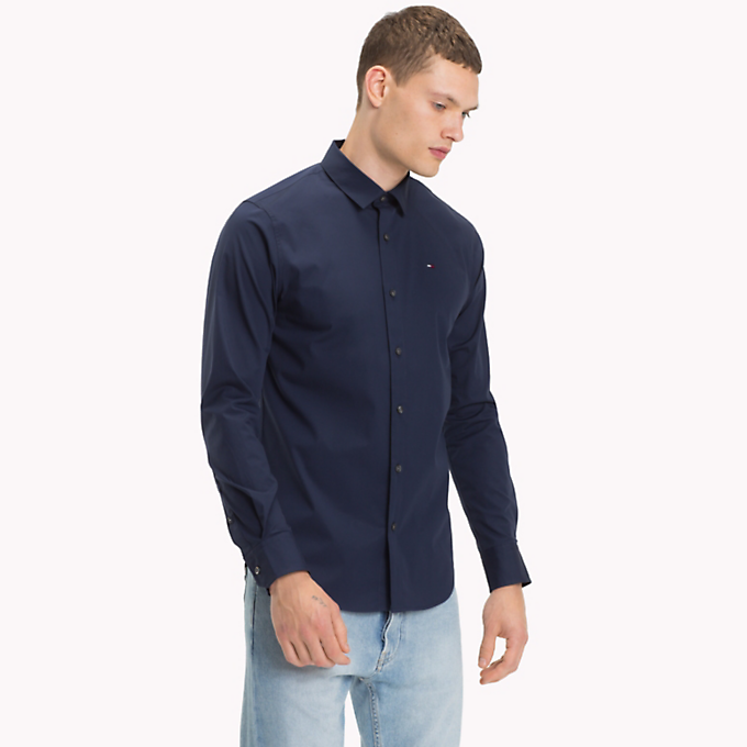 tommy jeans original stretch shirt