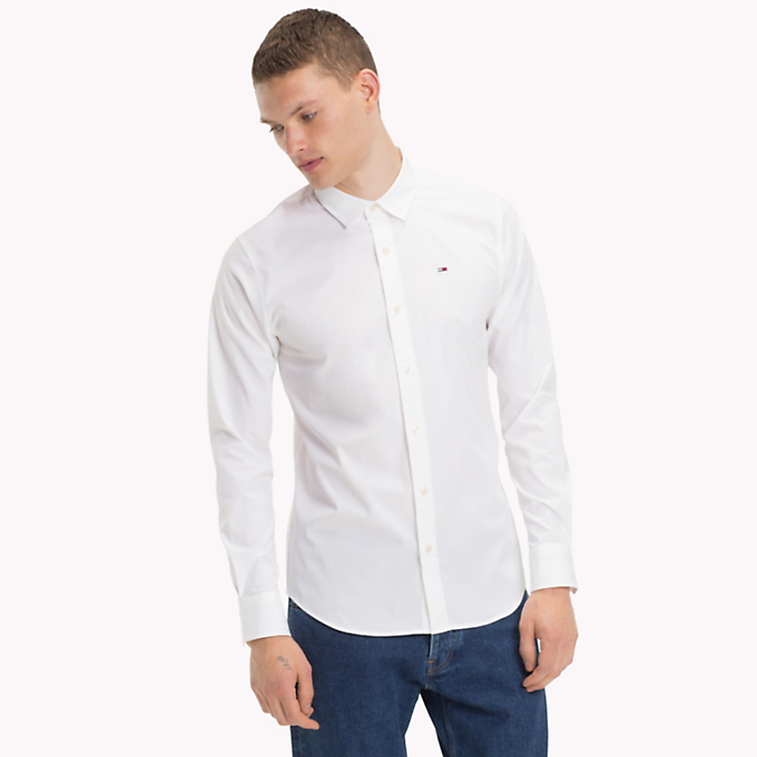 tommy jeans original stretch shirt