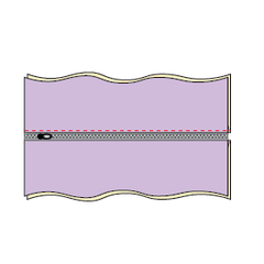 Turn right side out and topstitch