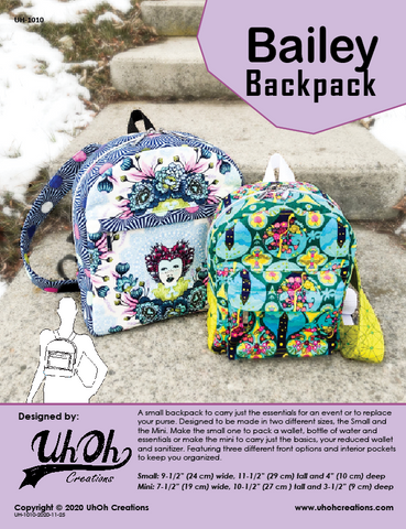 Cutie Backpack PDF Pattern