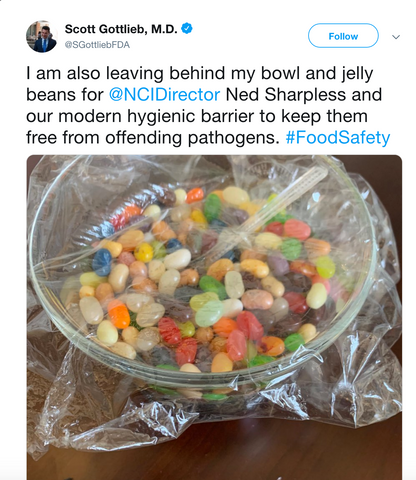 Scott Gottlieb Jellybean Tweet