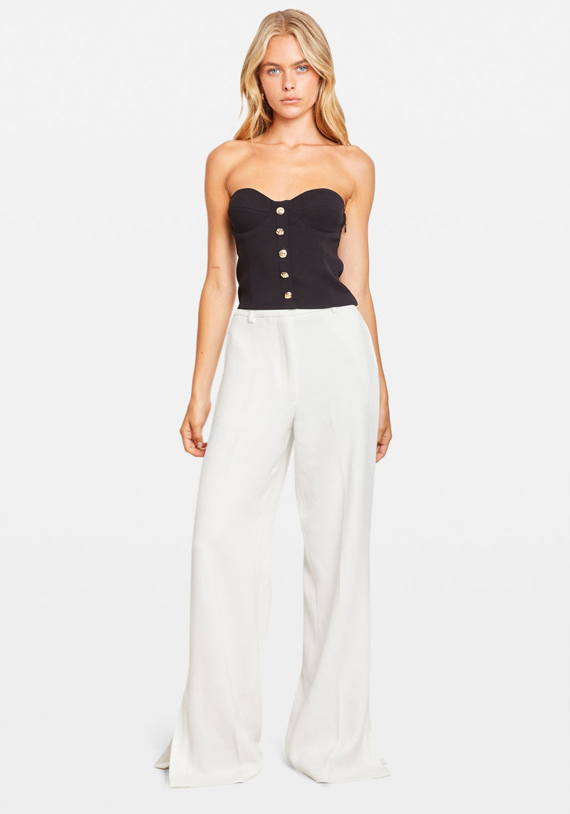 Off-White Lyra Trousers by ANINE BING on Sale