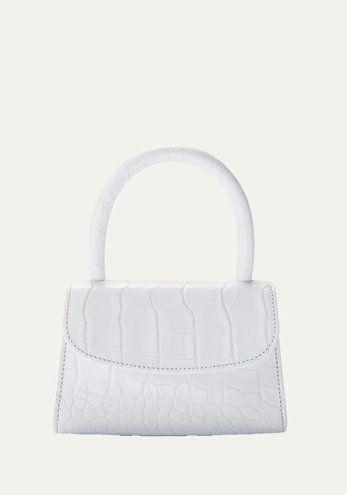 white croc bag