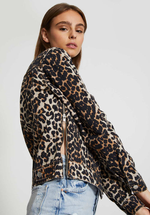 denim and leopard print