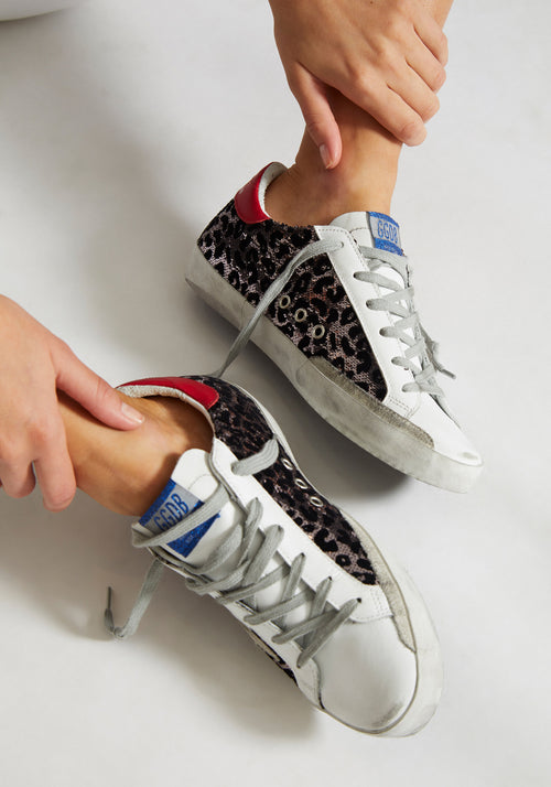 golden goose leopard ice