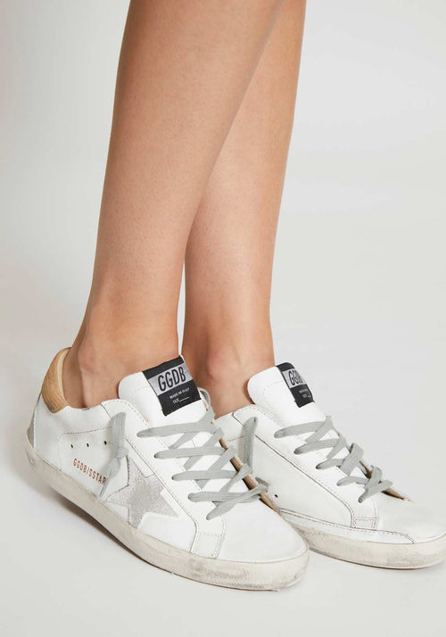 golden goose white lizard superstar sneakers